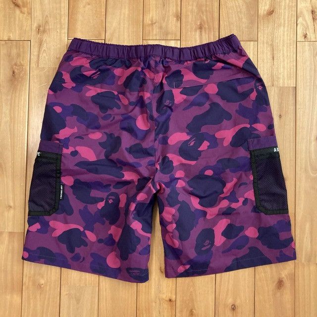 Bape BAPE Purple camo cargo shorts a bathing ape ★size L Size US 34 / EU 50 - 3 Thumbnail