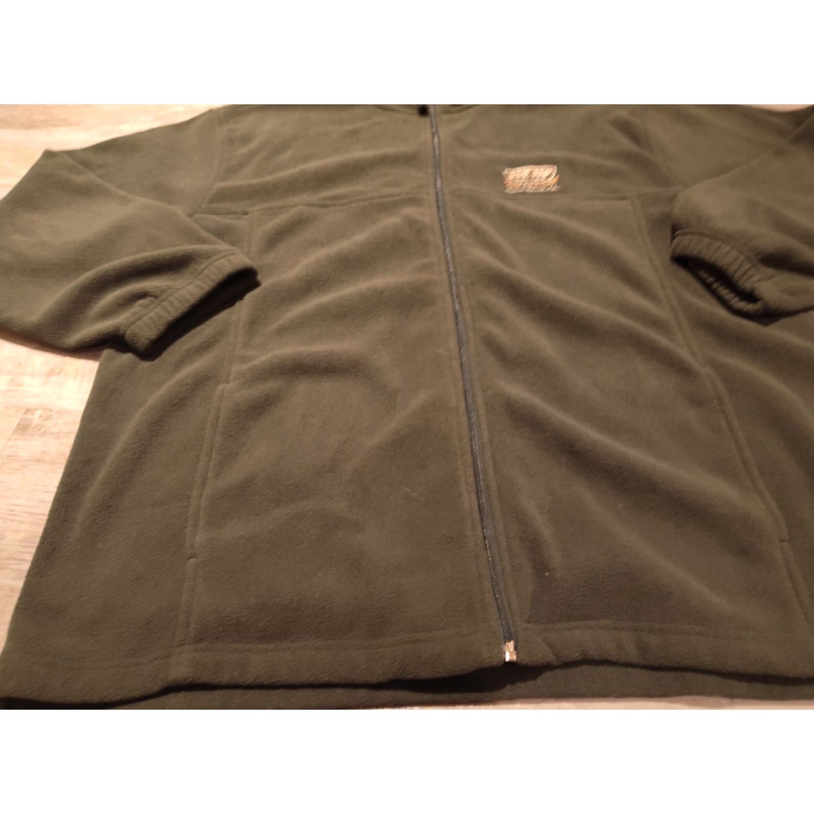 Ron Jon Surf Shop VINTAGE Ron Jon Surf Shop Full Zip Fleece Jacket Mens XL Olive Green Cocoa Beach FL EUC Size US XL / EU 56 / 4 - 3 Thumbnail
