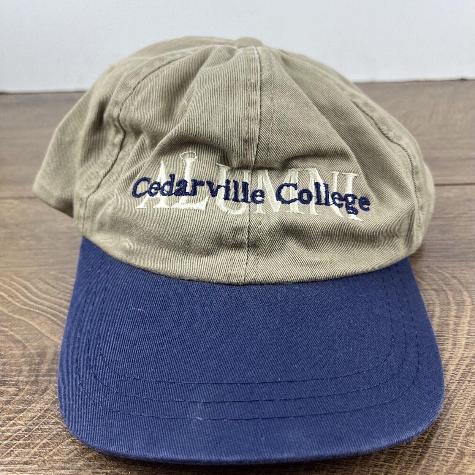 Other Cedarville College Alumni Hat Brown Cap Adjustable Brown Tan Size ONE SIZE - 3 Thumbnail