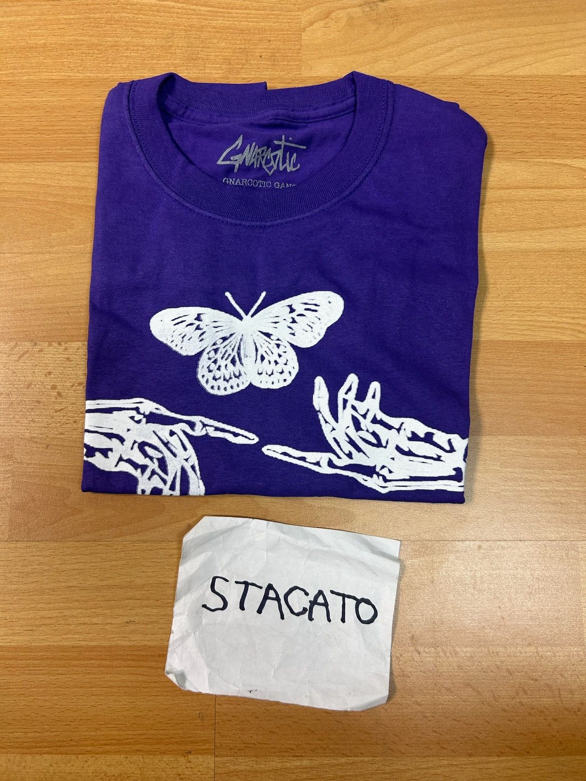 Gnarcotic × Rap Tees Gnarcotic Lil Gnar Meaning of Life Tee Purple Size US S / EU 44-46 / 1 - 4 Thumbnail