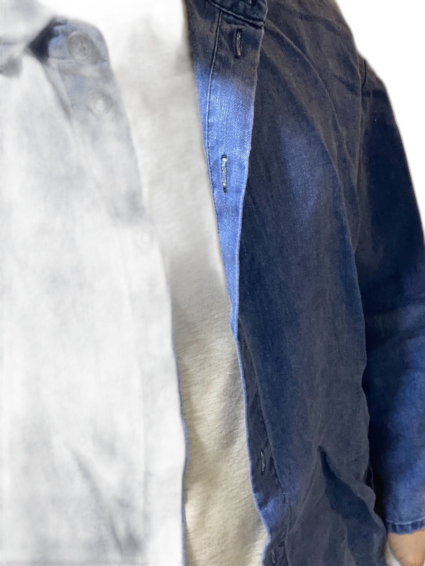 Porter Classic Porter classic indigo linen shirt Size US M / EU 48-50 / 2 - 1 Thumbnail