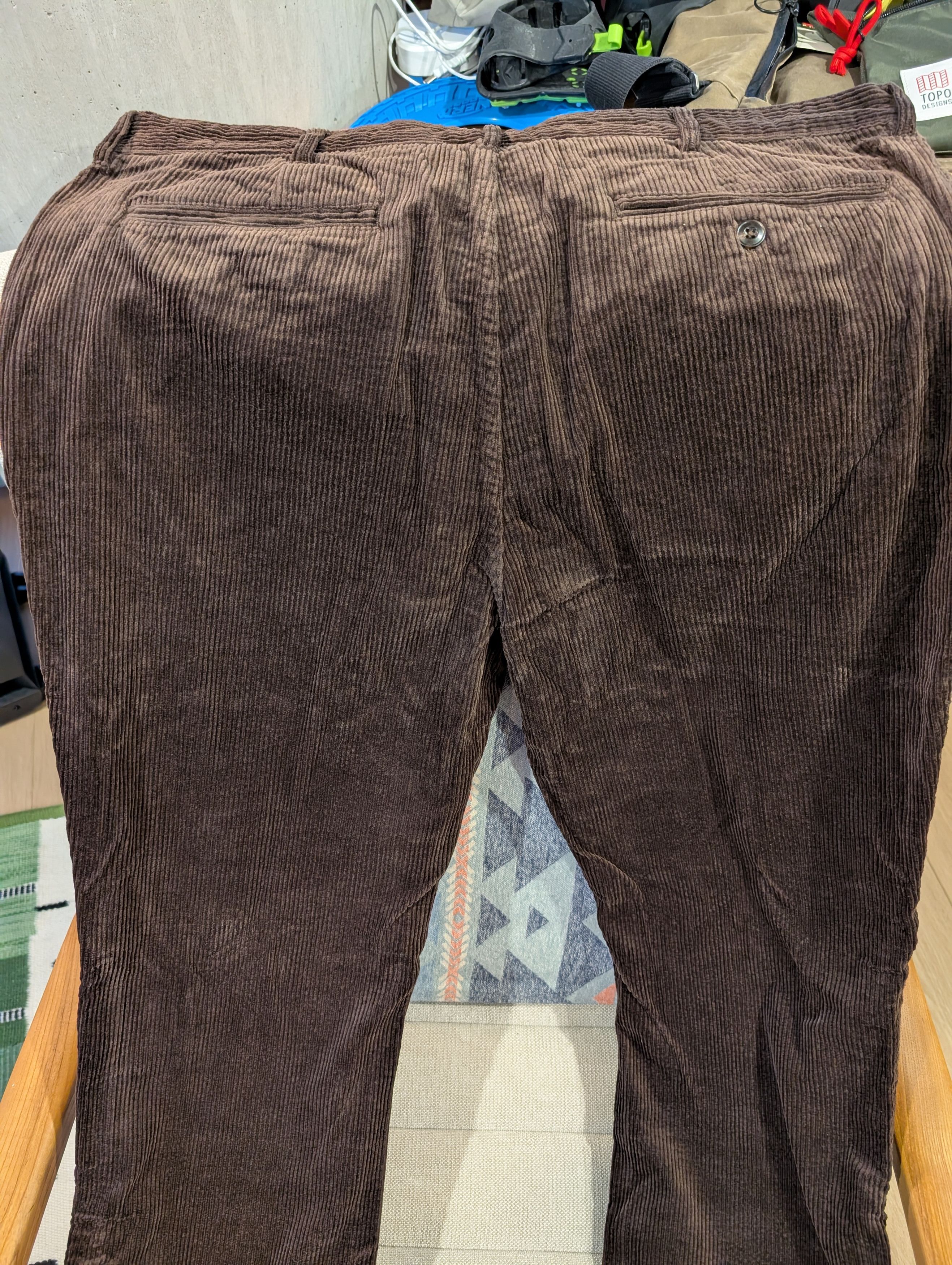 Taylor Stitch The Democratic Foundation Pant in Espresso Cord. Size US 38 / EU 54 - 2 Thumbnail