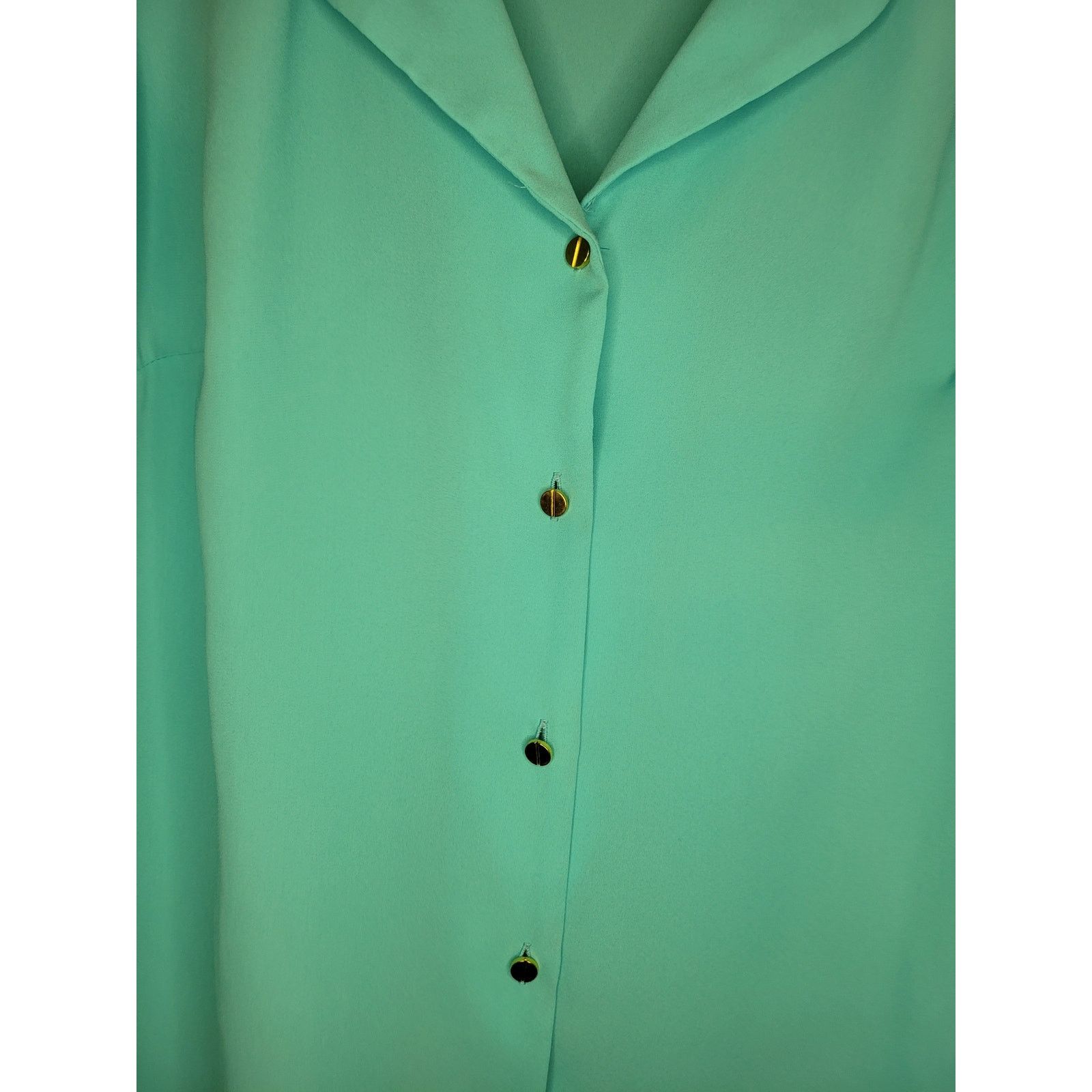 Other Women's The Limited Blue Flowy Sheer Like Blouse Small Size S / US 4 / IT 40 - 6 Thumbnail