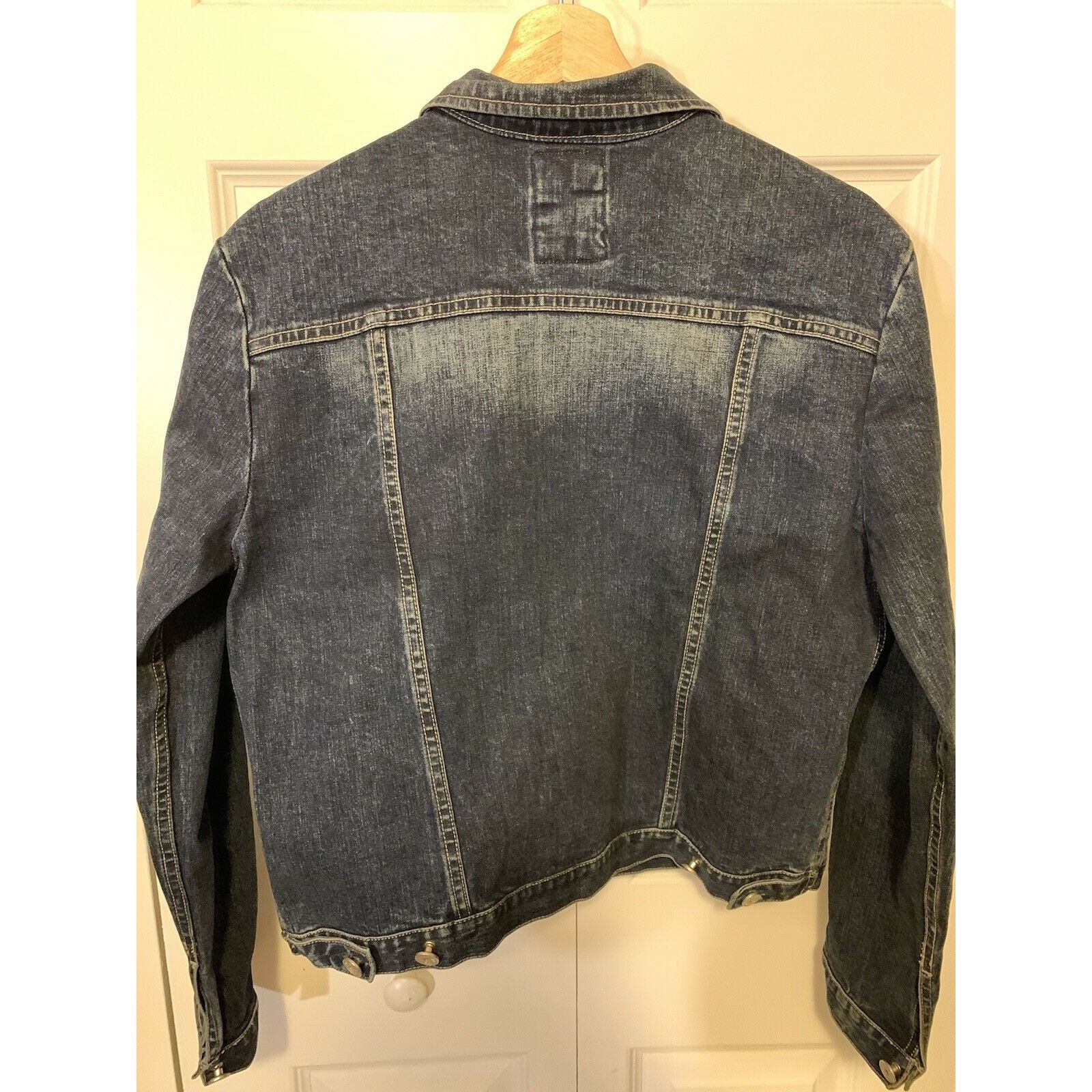 Marithe + Francois Girbaud Marithe Francois Girbaud Denim jean Jacket, Blue Women Sz XL Size XL / US 12-14 / IT 48-50 - 9 Thumbnail