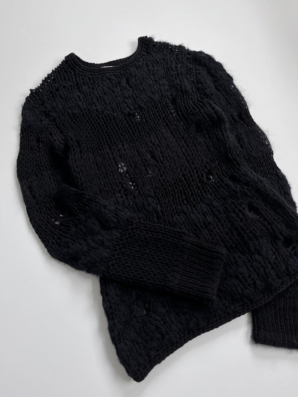 Helmut Lang Helmut Lang distress grunge knit Size US M / EU 48-50 / 2 - 7 Thumbnail