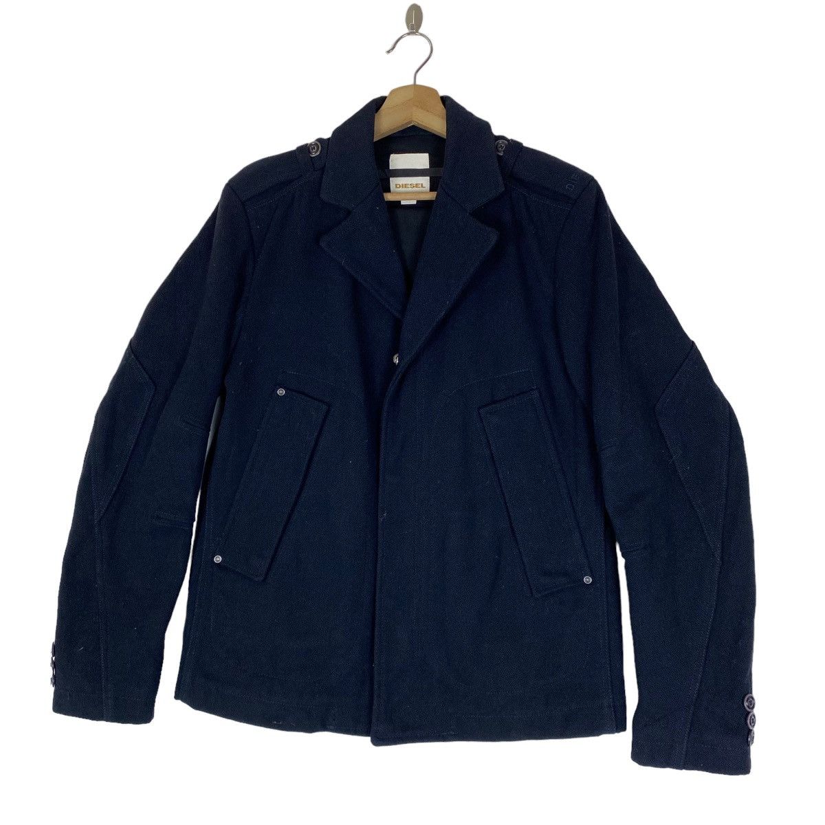 Diesel ✨Rare !! Diesel double collar biker style jacket Size US S / EU 44-46 / 1 - 5 Thumbnail