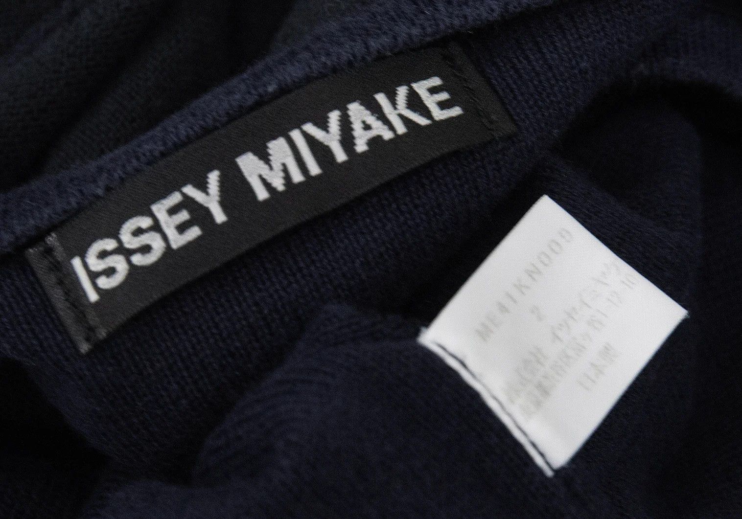 Issey Miyake Cotton Inside-Out Knit in Navy Blue Size US M / EU 48-50 / 2 - 11 Thumbnail