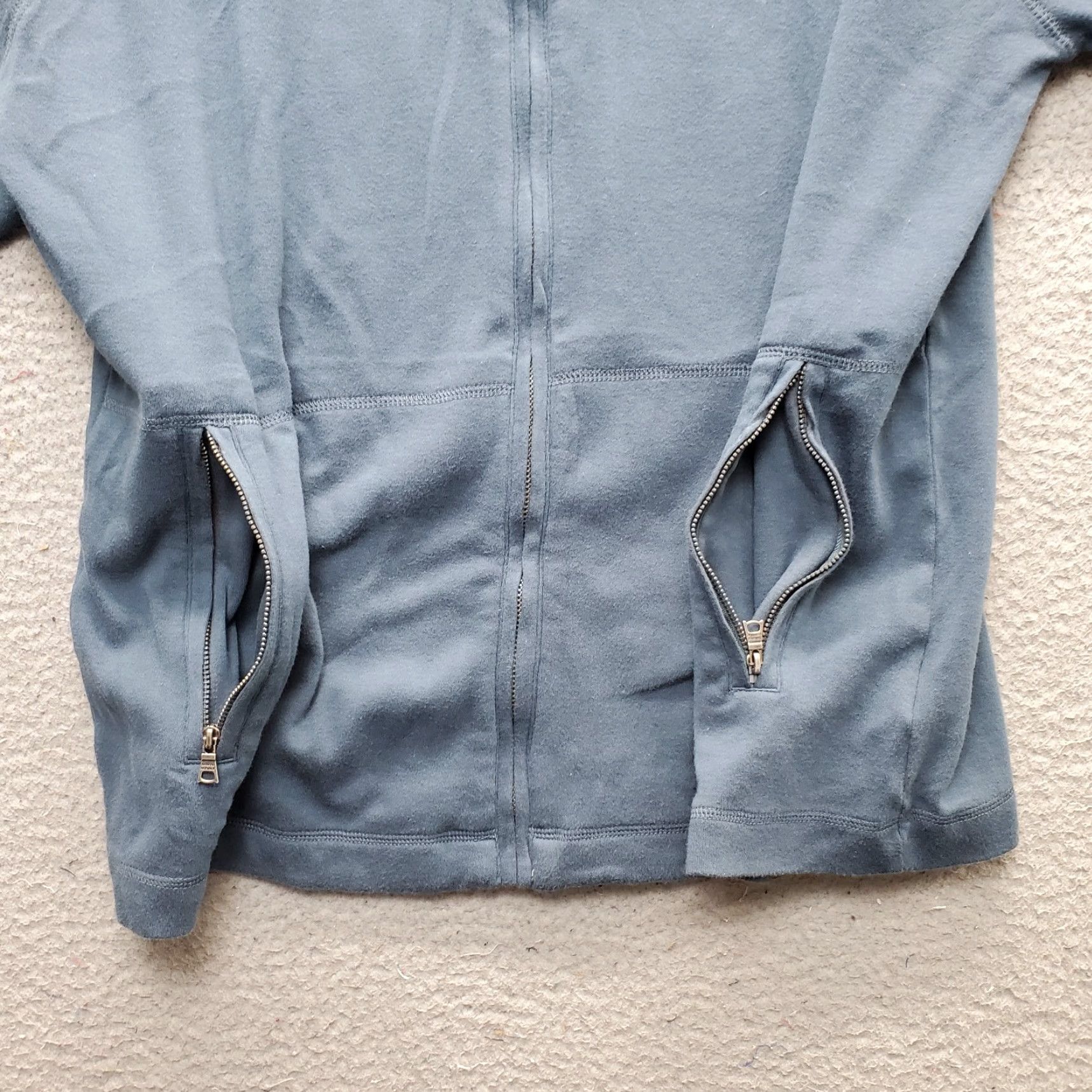Banana Republic Banana Republic Fleece Jacket Womens XL Blue Zipper Pockets Mock Neck Full Zip Size XL / US 12-14 / IT 48-50 - 8 Thumbnail