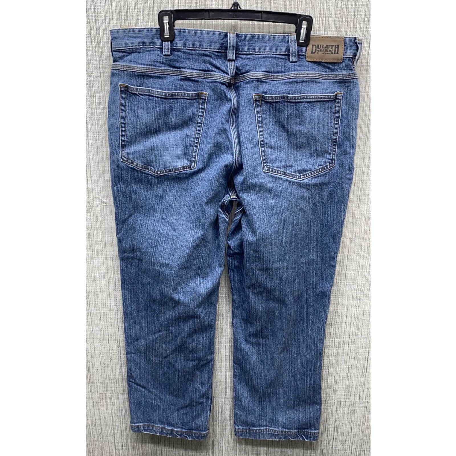 CO Duluth Trading Co Jeans Ballroom FLEX BALLROOM Denim Blue Mens Size 40 X 30 Inseam 30 Regular Cotton Zip Fly Marketed as Regular Fit Size US 40 / EU 56 - 4 Thumbnail
