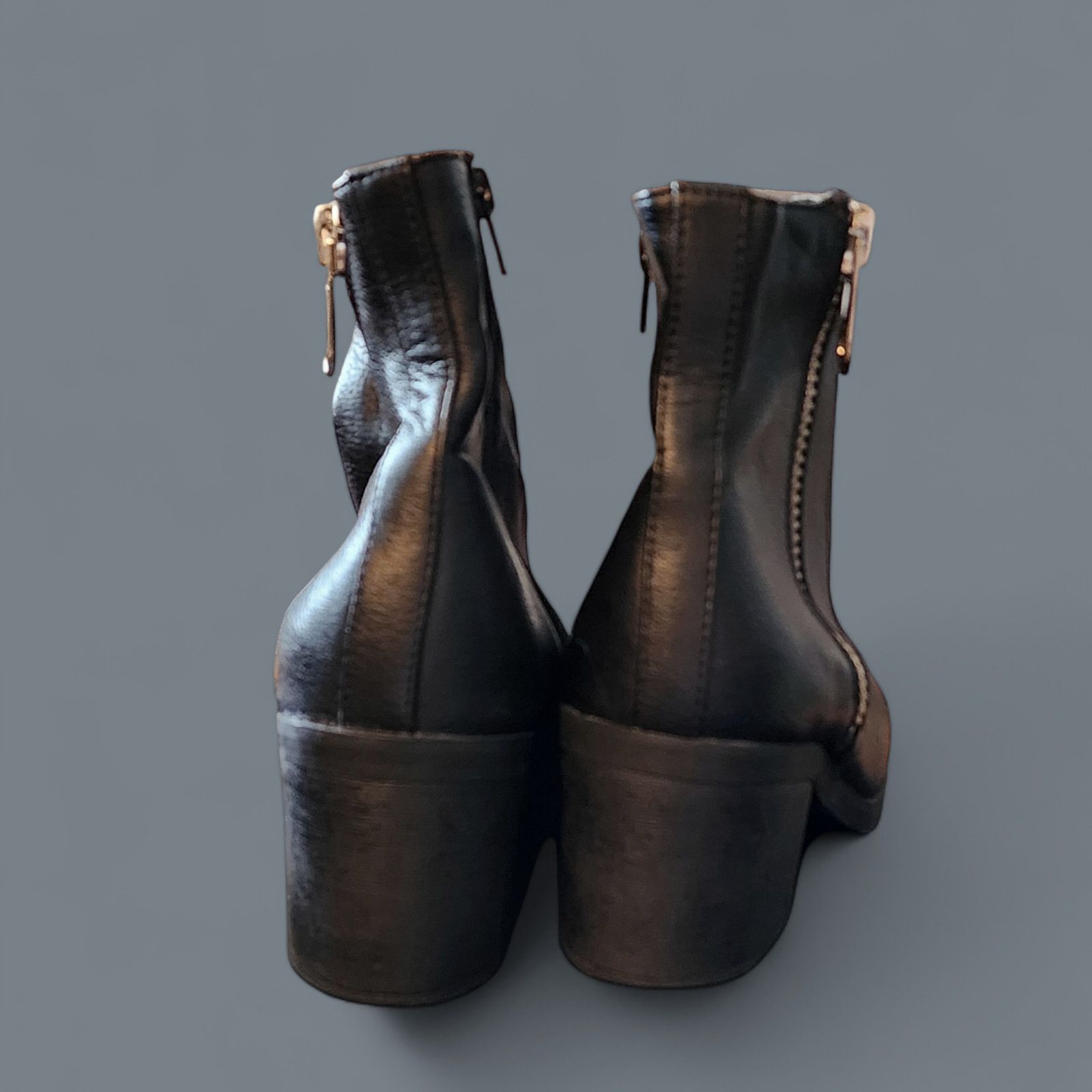 Guess Womens G By Guess Size 8.5M Ankle Boots Side Zip Block Heel Size US 8.5 / IT 38.5 - 3 Thumbnail