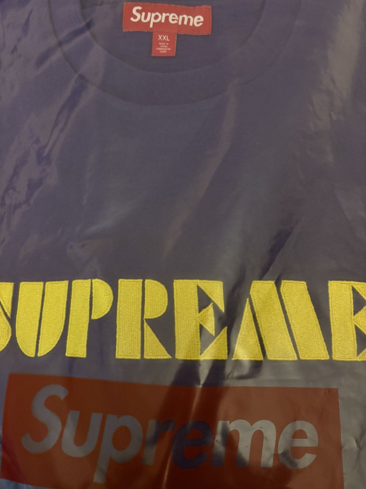 Supreme Supreme stencil tee Size US XXL / EU 58 / 5 - 2 Thumbnail
