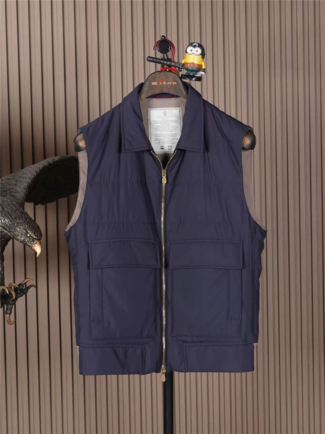Brunello Cucinelli Brunello Cucinelli Men's Down Vest Size US S / EU 44-46 / 1 - 1 Thumbnail