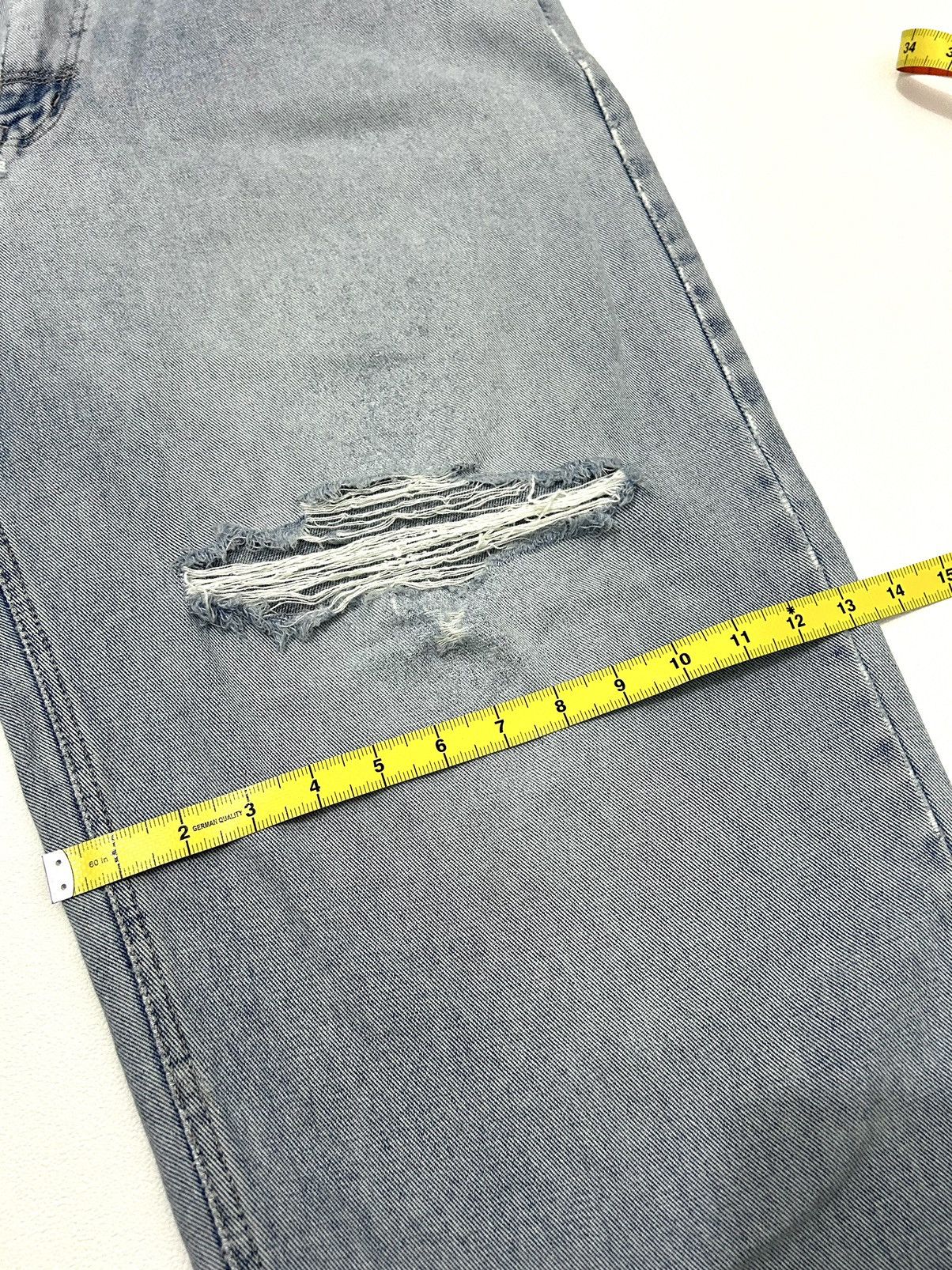 Marc Buchanan × Pelle Pelle Pele Pele Marc Buchanan Distressed Beggy Jeans Size US 36 / EU 52 - 20 Thumbnail