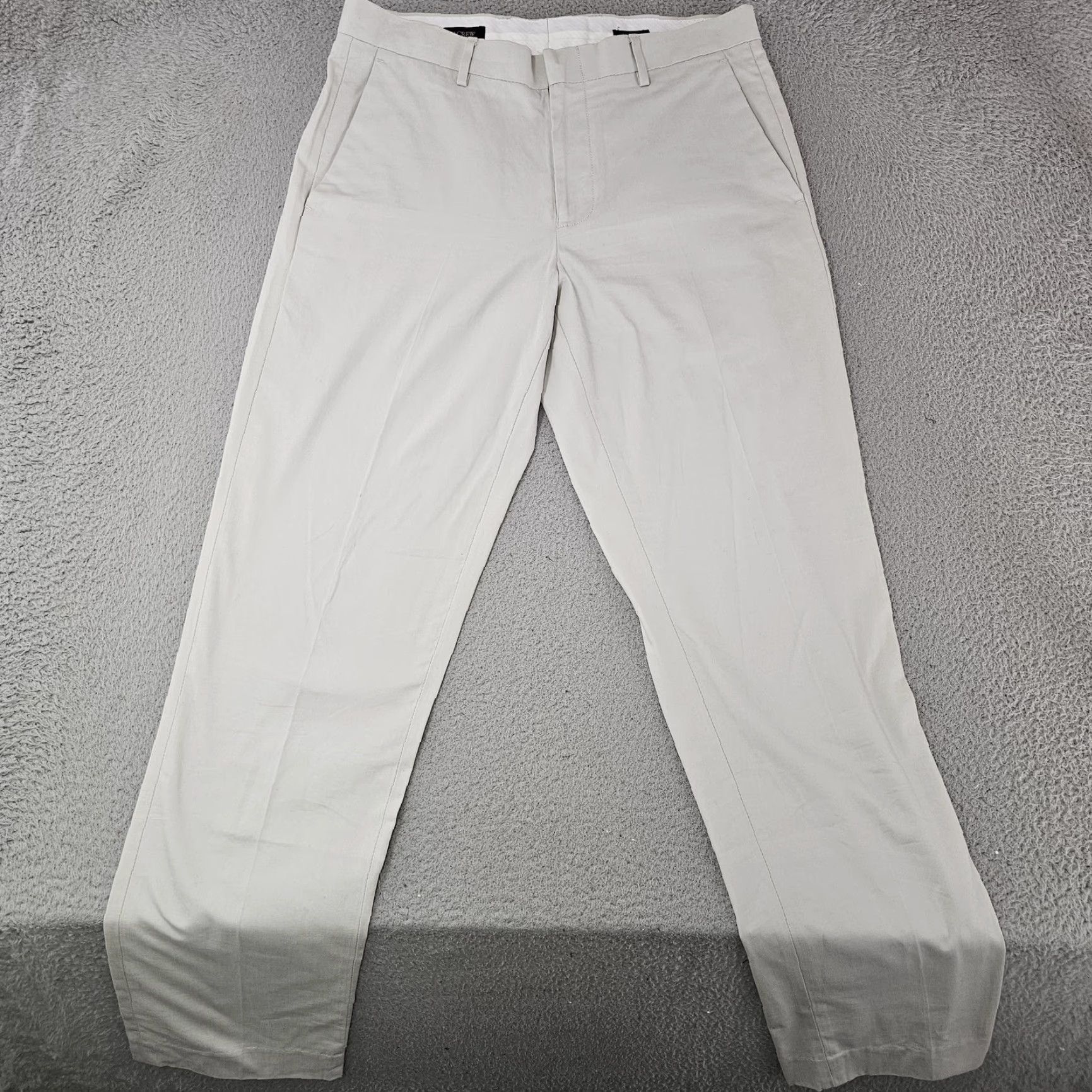 J.Crew J.Crew Pants Mens 30x32 Light Khaki Thompson Slim Fit Chino Dress Flat Front Size US 30 / EU 46 - 2 Thumbnail