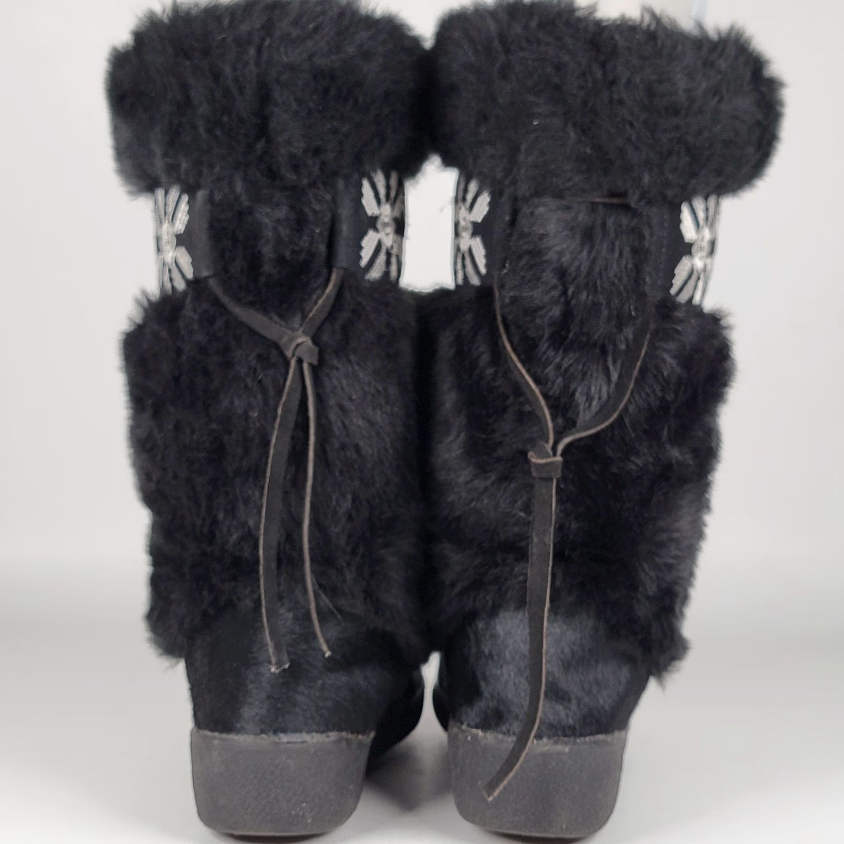 Vintage VINTAGE Technica Goat Hair Black Boots Women US 7 EU 38 Mid-Calf Pull On Snow Boot Ski Womens Size US 5 / IT 35 - 7 Thumbnail