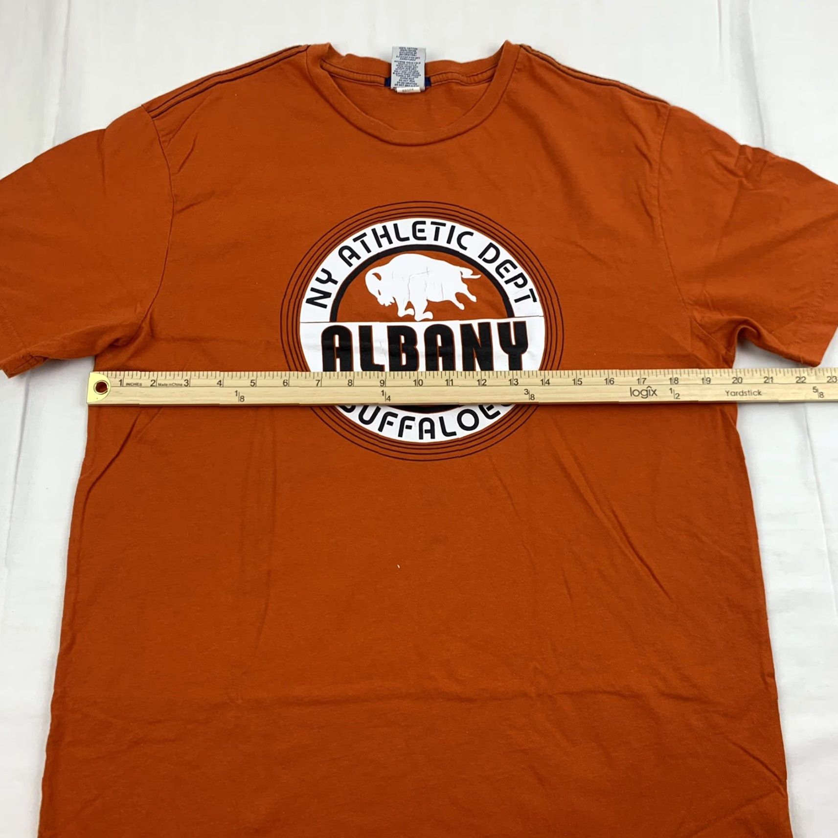 Old Navy VINTAGE Old Navy T Shirt Adult M Orange Athletic New York Y2K Size US M / EU 48-50 / 2 - 7 Thumbnail