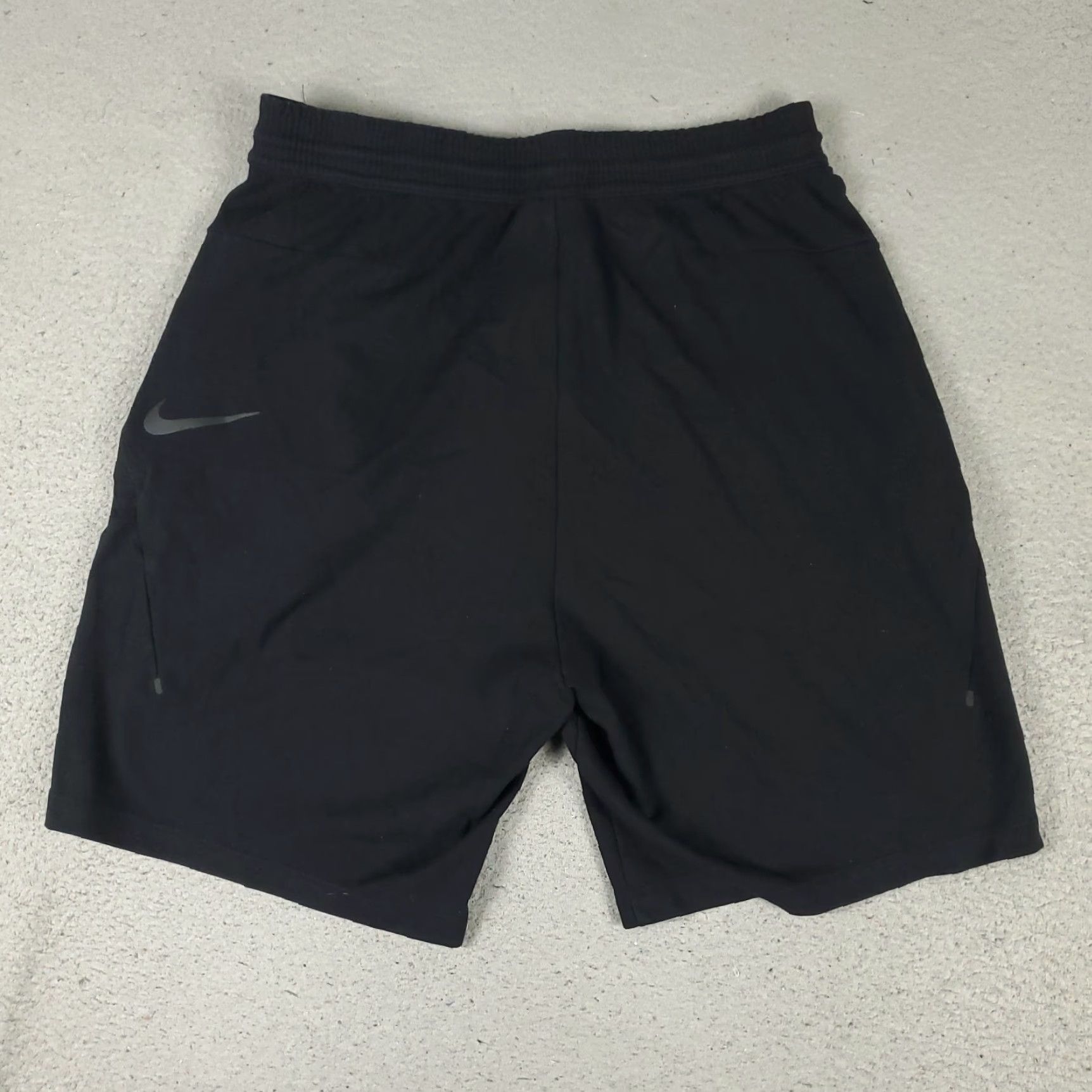 Nike Nike Shorts Mens Large Black Swoosh Training Active Sweat Shorts Size US 33 - 7 Thumbnail