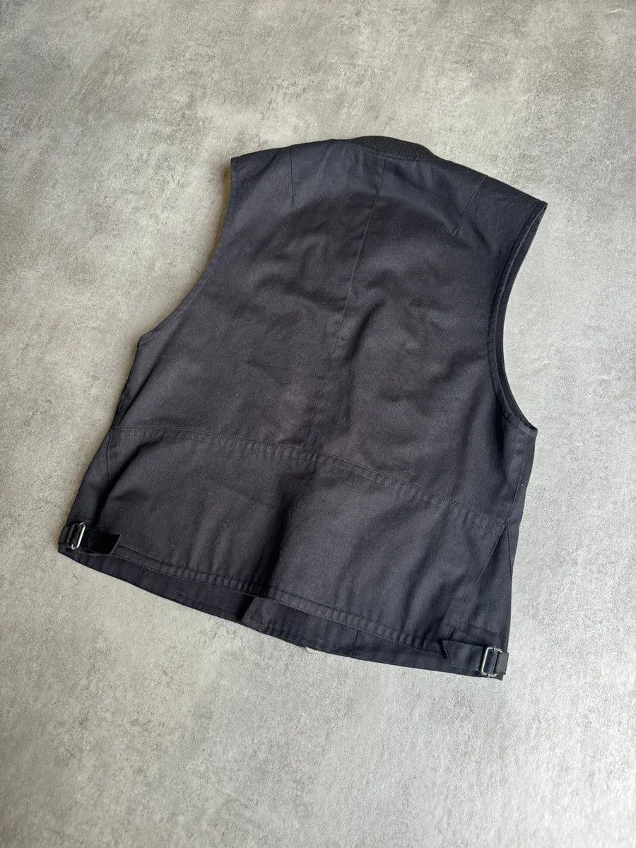 Dries Van Noten AW2014 Dries Van Noten Suede Hybride Asymmetrical Navy Vest Size US S / EU 44-46 / 1 - 3 Thumbnail