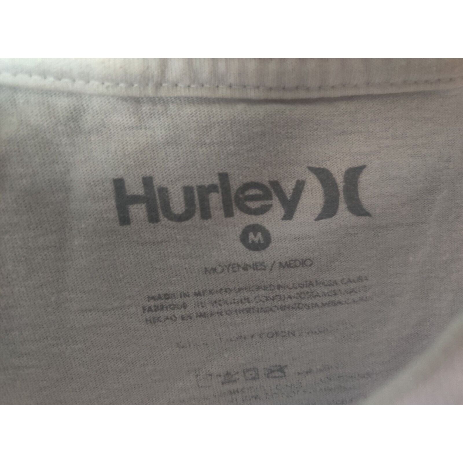 Hurley Hurley Shirt Adult Mens Medium White Born From Water Size US M / EU 48-50 / 2 - 5 Thumbnail