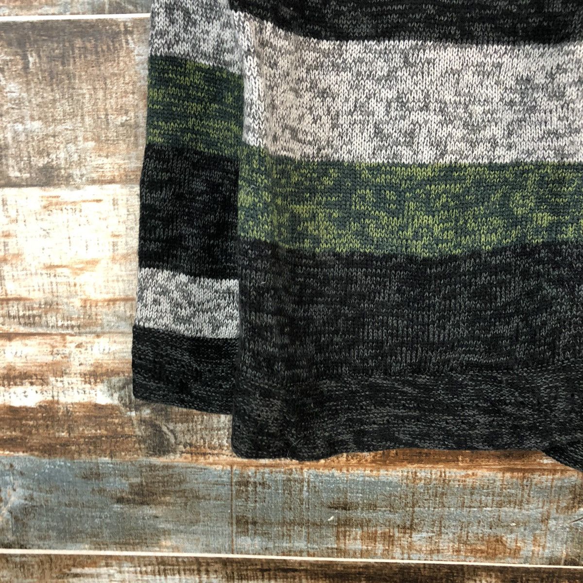 Japanese Brand Collection Ki Stripe Knitwear like coogi #A2308 Size US M / EU 48-50 / 2 - 7 Thumbnail