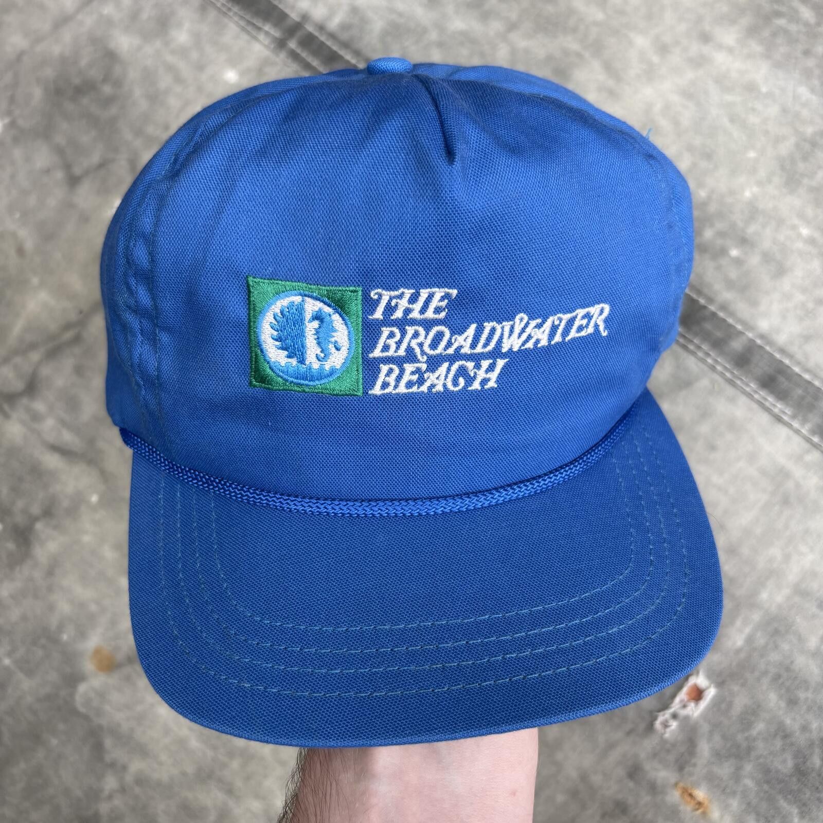 Vintage Vintage 90s The Broadwater Beach Seahorse Rope Trucker Hat Size ONE SIZE - 1 Thumbnail