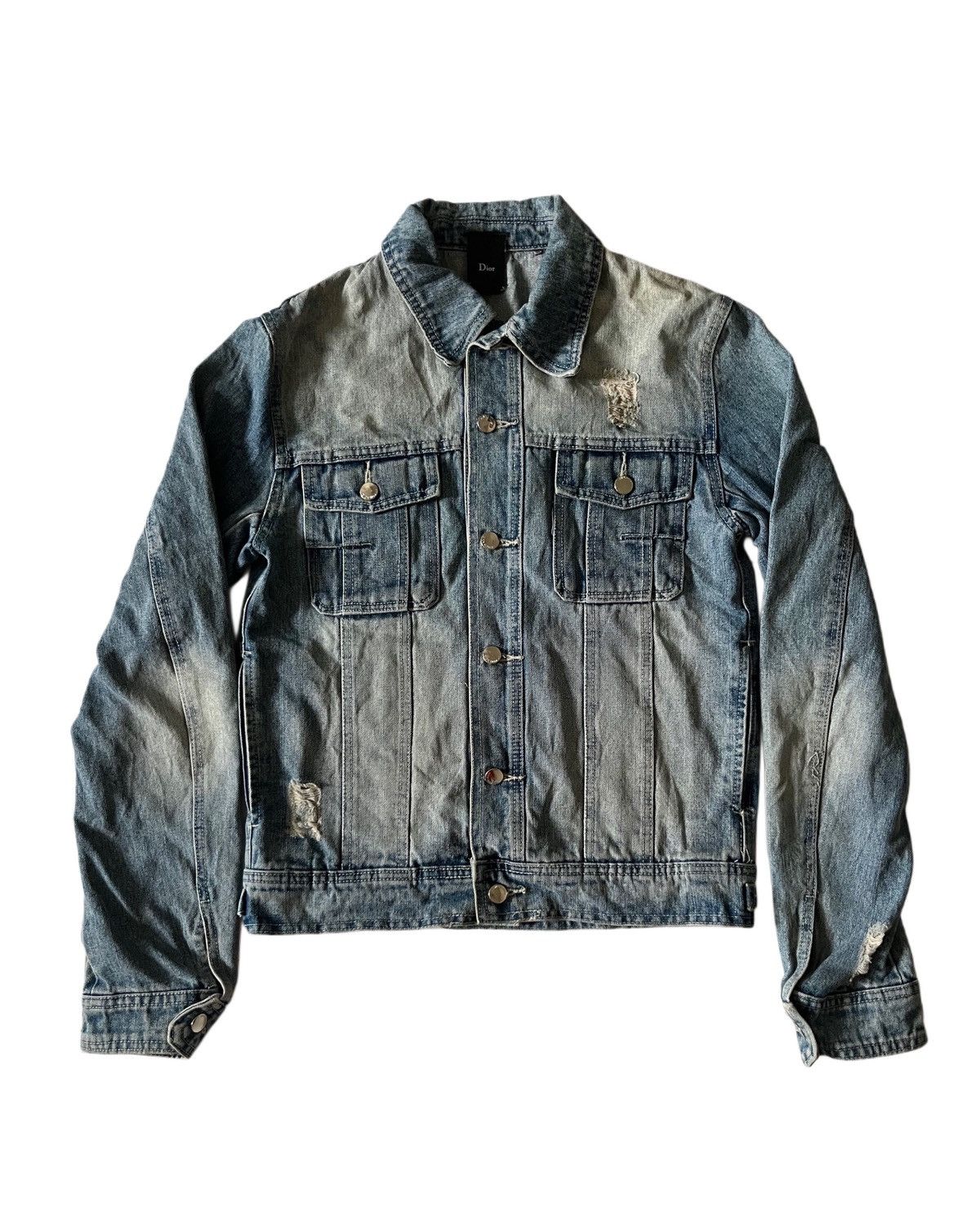 Dior × Hedi Slimane Dior Homme SS04 'Strip' Waxed Coated Destroyed