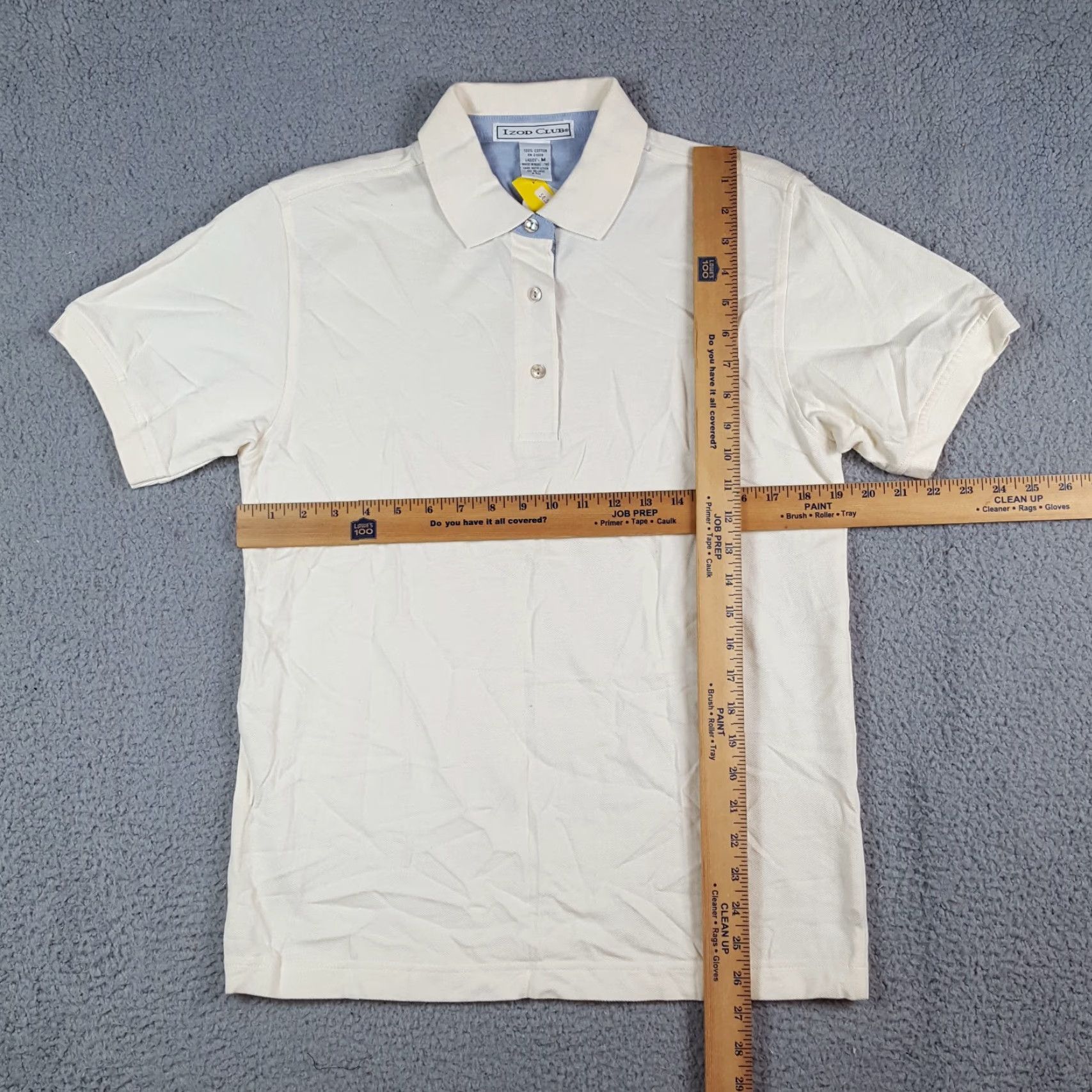 Izod IZOD Polo Shirt White Knit Short Sleeve Pullover Collared Golf M Women's Regular Size M Size M / US 6-8 / IT 42-44 - 7 Thumbnail