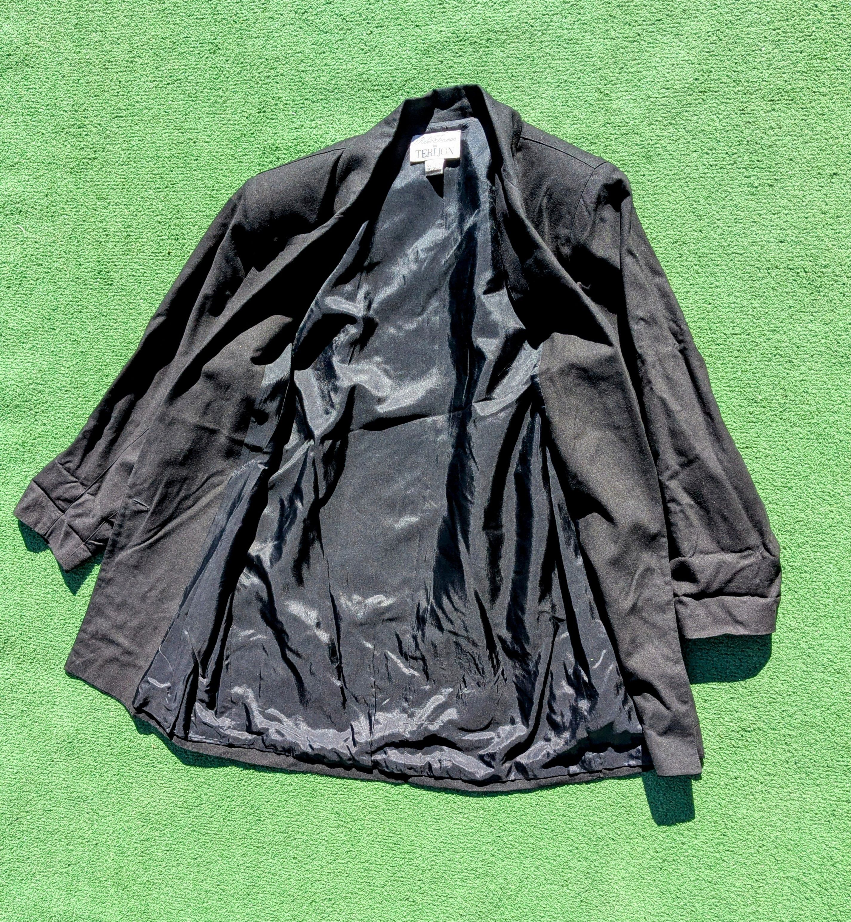 Other VTG Richie Freeman for Teri John Silk Blazer Suit Jacket Size M / US 6-8 / IT 42-44 - 6 Thumbnail