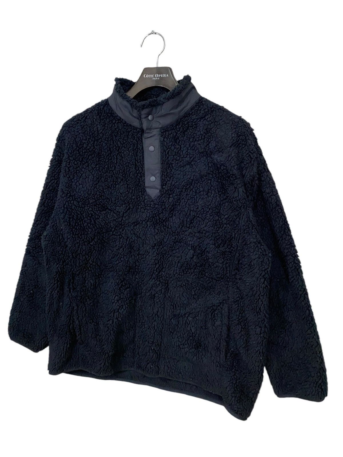 Japanese Brand × Uniqlo × White Mountaineering Uniqlo x white mountaineering fleece jacket half button ups Size US L / EU 52-54 / 3 - 2 Thumbnail