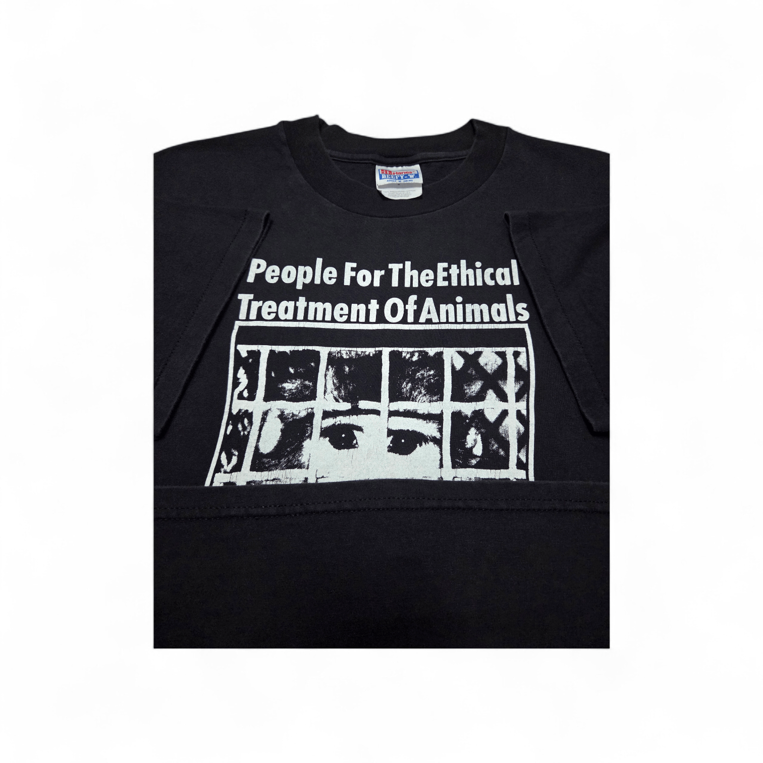 Vintage Vintage 90s PETA People For The Ethical Treatment Of Animals Size US M / EU 48-50 / 2 - 3 Thumbnail