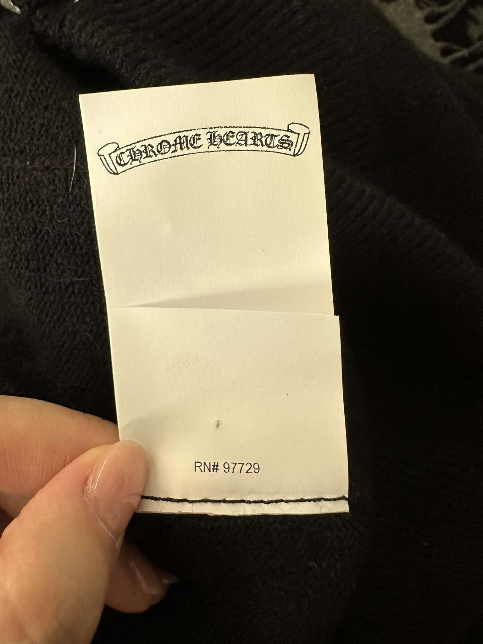 Chrome Hearts CHROME HEARTS Cashmere Plus Patch Zip Hoodie Knit Size US S / EU 44-46 / 1 - 5 Thumbnail