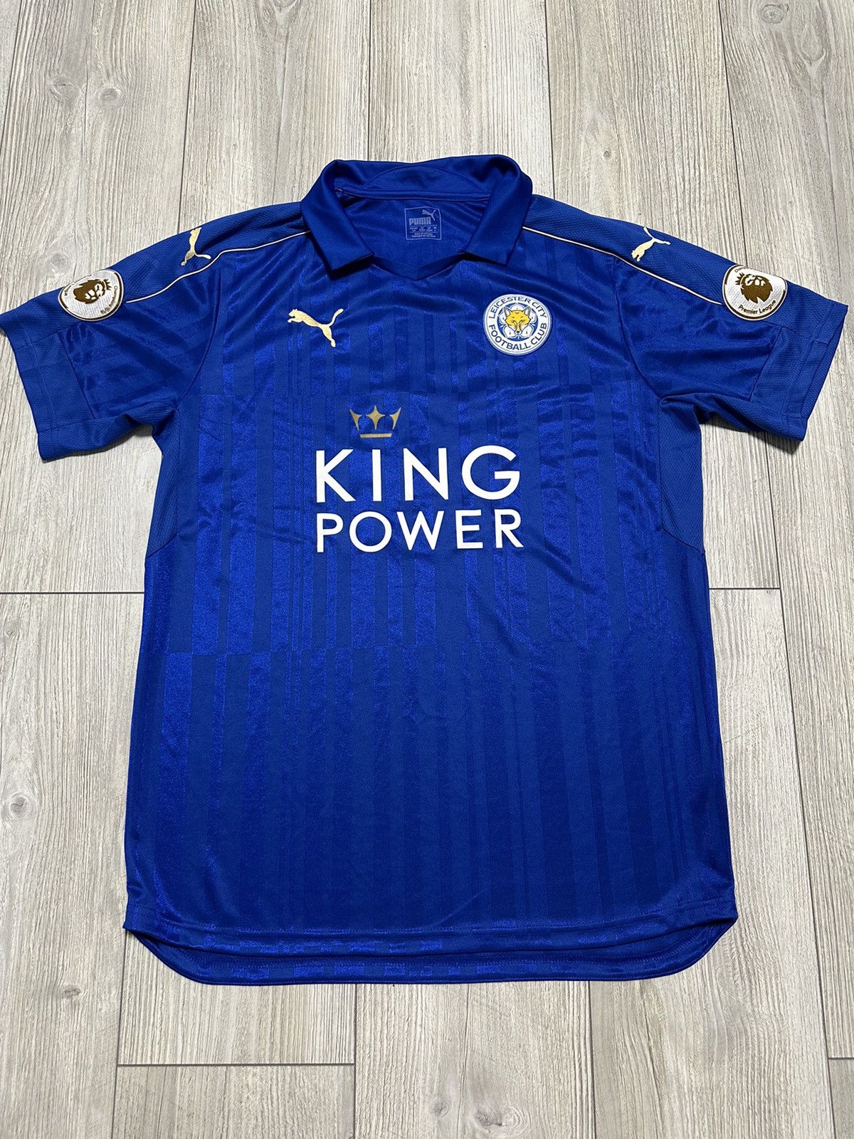 Puma Leicester City Football Jersey #16 Champions