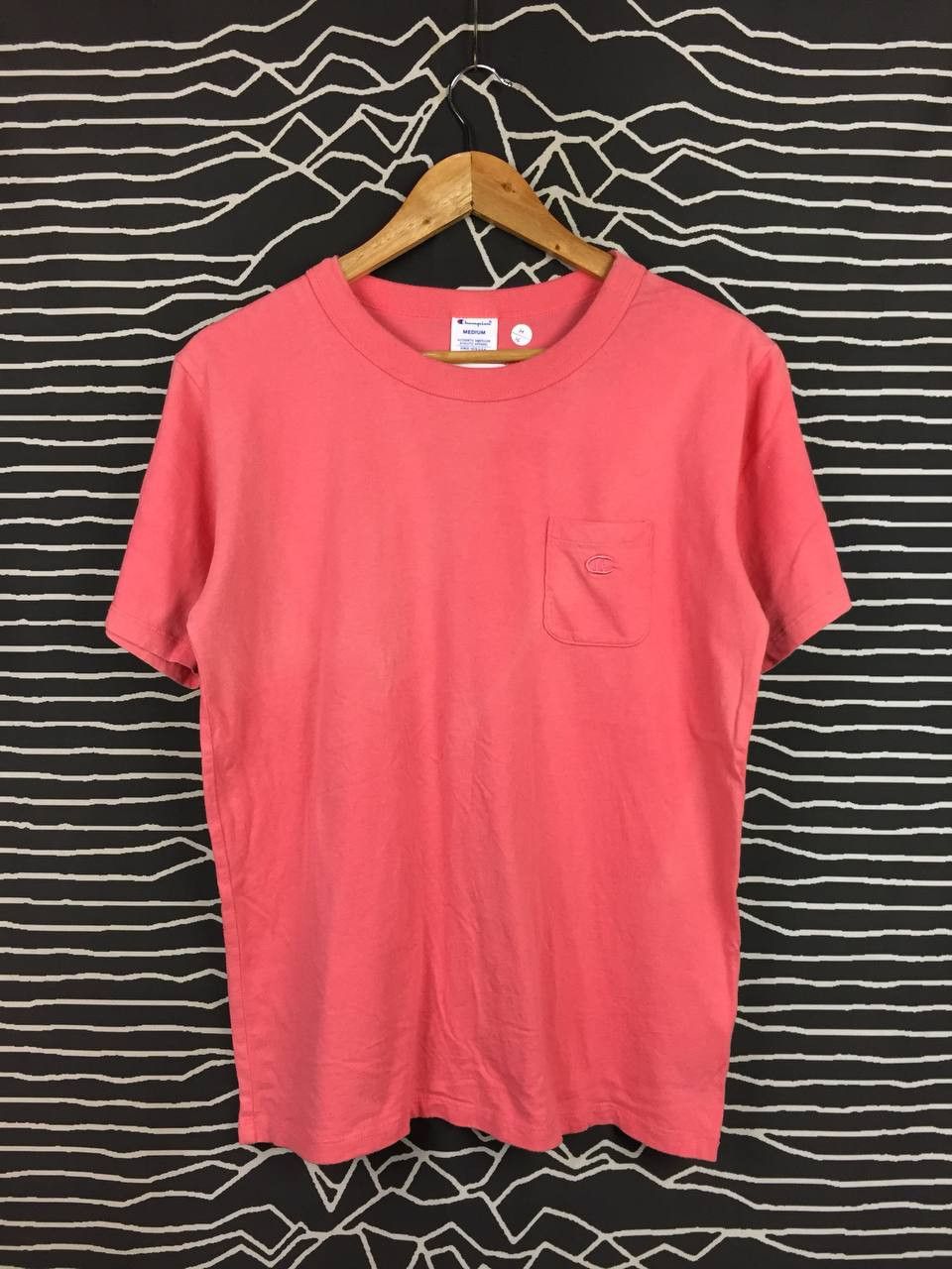 Champion Vtg Champion X E Hyphen World Gallery Minimalist Pocket Tee Size US M / EU 48-50 / 2 - 1 Thumbnail