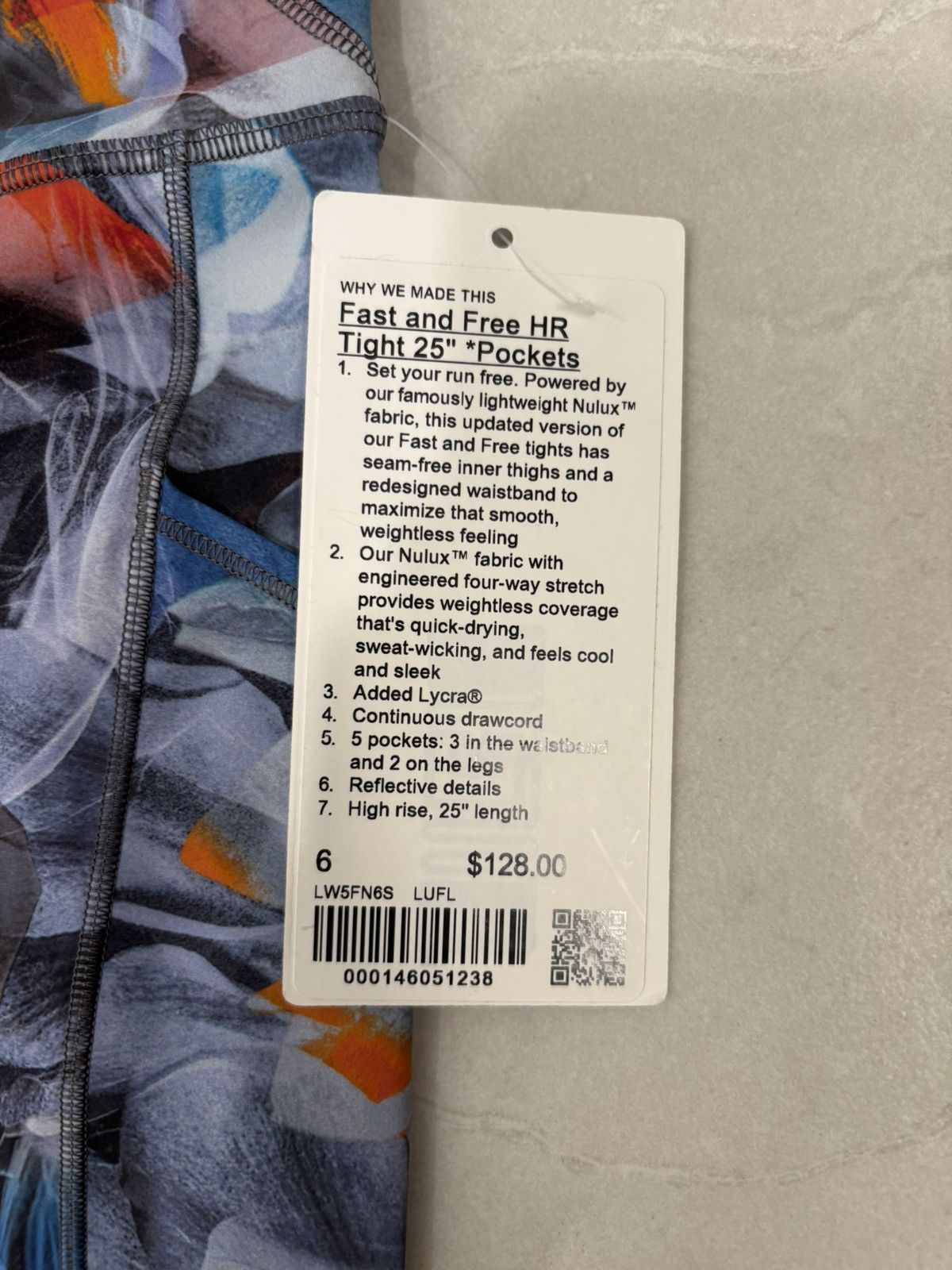 Lululemon Lululemon Fast and Free HR 25" Luminescent Floral Size 6 Size 28" / US 6 / IT 42 - 4 Thumbnail