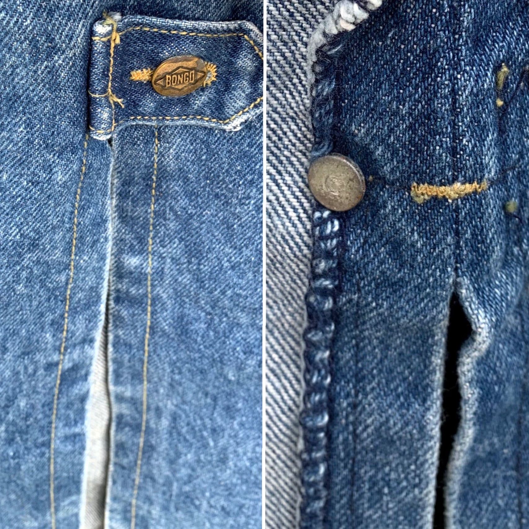 Vintage VINTAGE Bongo jeans skirt denim high waisted size 11 28.5 in waist 80s 90s blue Size 32" / US 10 / IT 46 - 5 Thumbnail