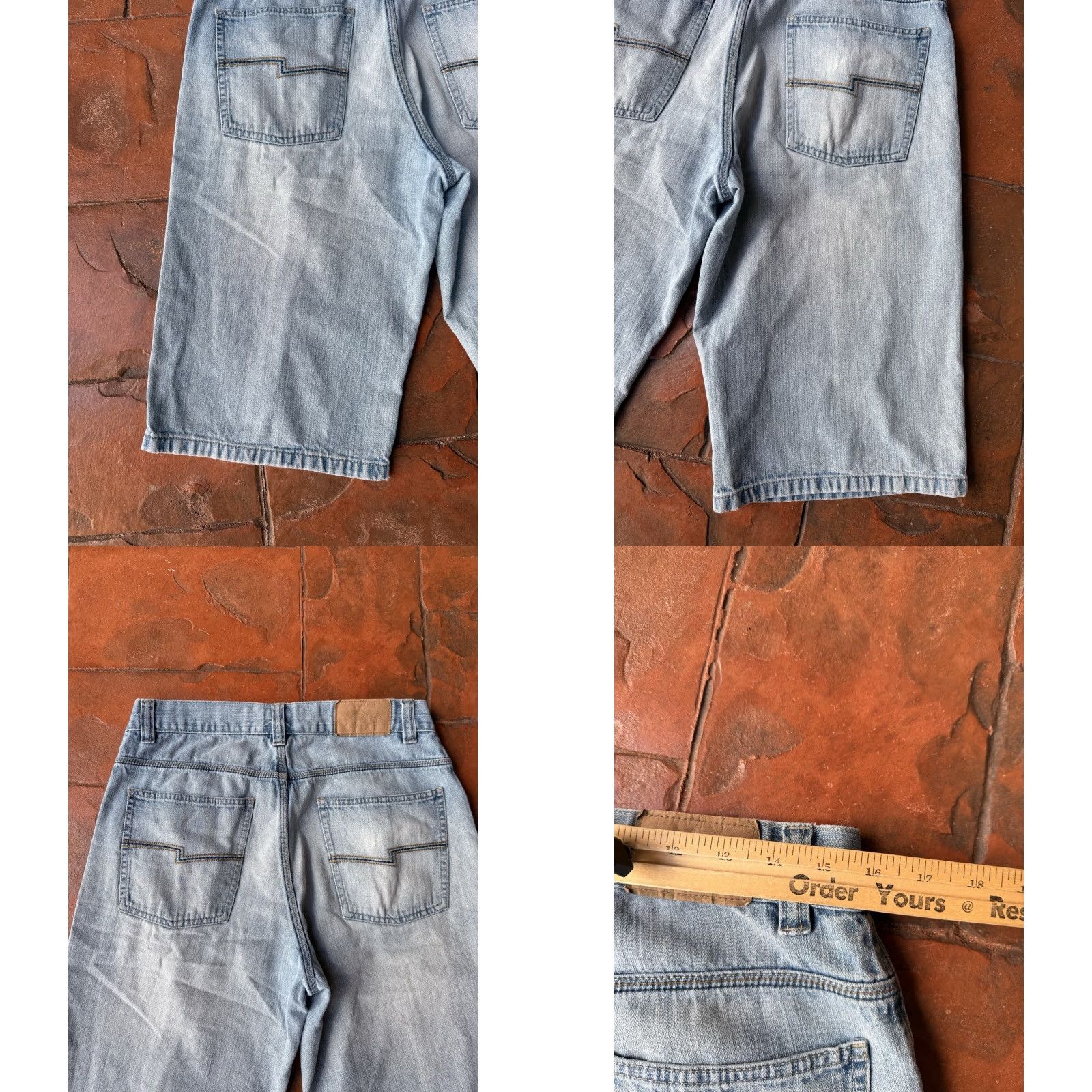 Denime VINTAGE LL Cool J Baggy Denim Shorts Men’s 32 Blue Jorts Hip-Hop 90s Grunge Retro Bermuda Denim Shorts Men’s 32 Blue Size US 32 / EU 48 - 8 Thumbnail