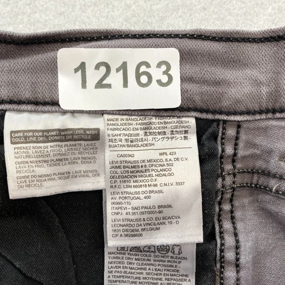 Levi's Levi's 511 Jeans Mens Slim Straight 29x32 Denim Gray Low Rise Medium Wash - 5-Pocket, Cotton Spandex Denim Pants Size US 29 - 5 Thumbnail
