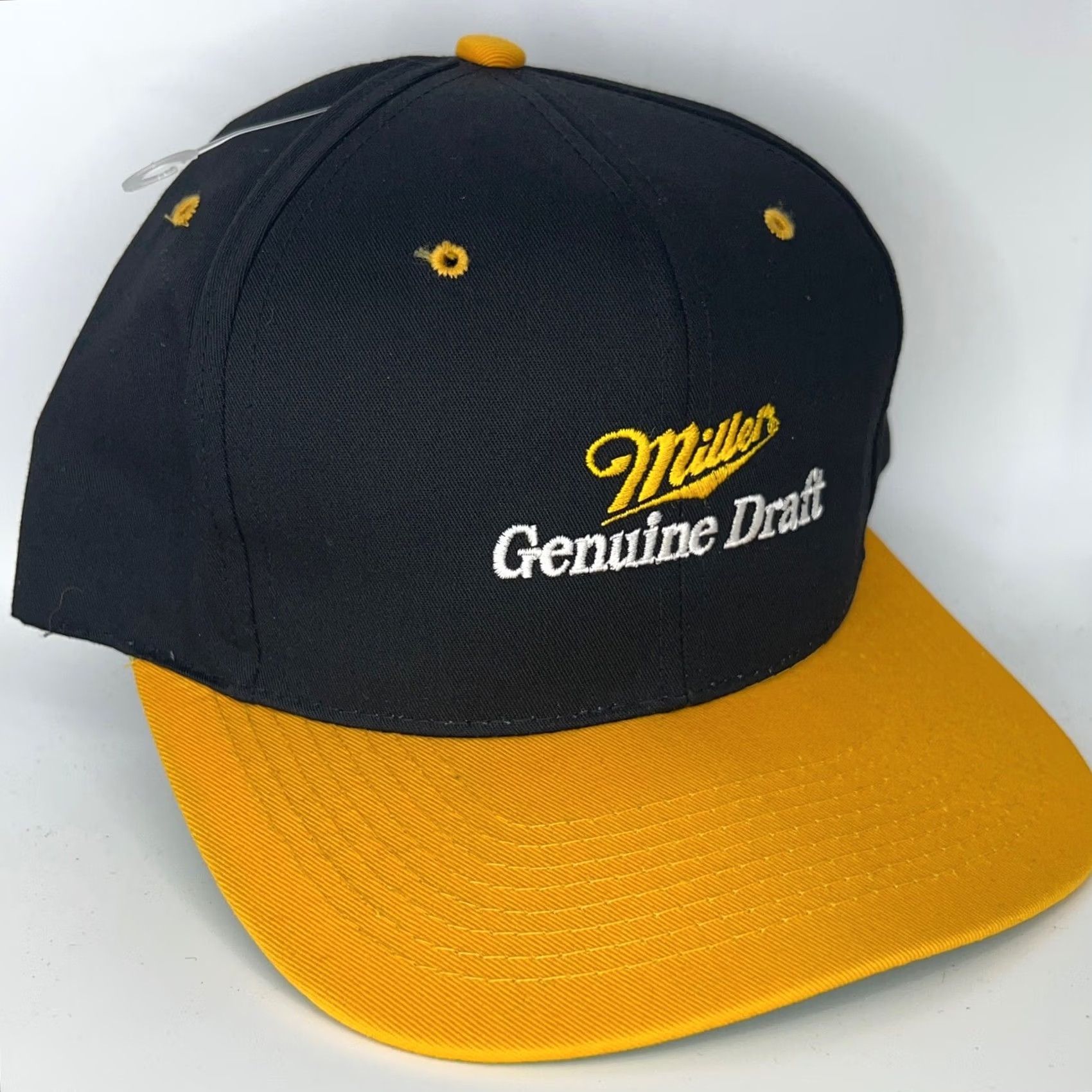 Vintage VINTAGE MILLER GENUINE DRAFT BEER SNAPBACK HAT 80s Mens high life bar alcohol Size ONE SIZE - 4 Thumbnail