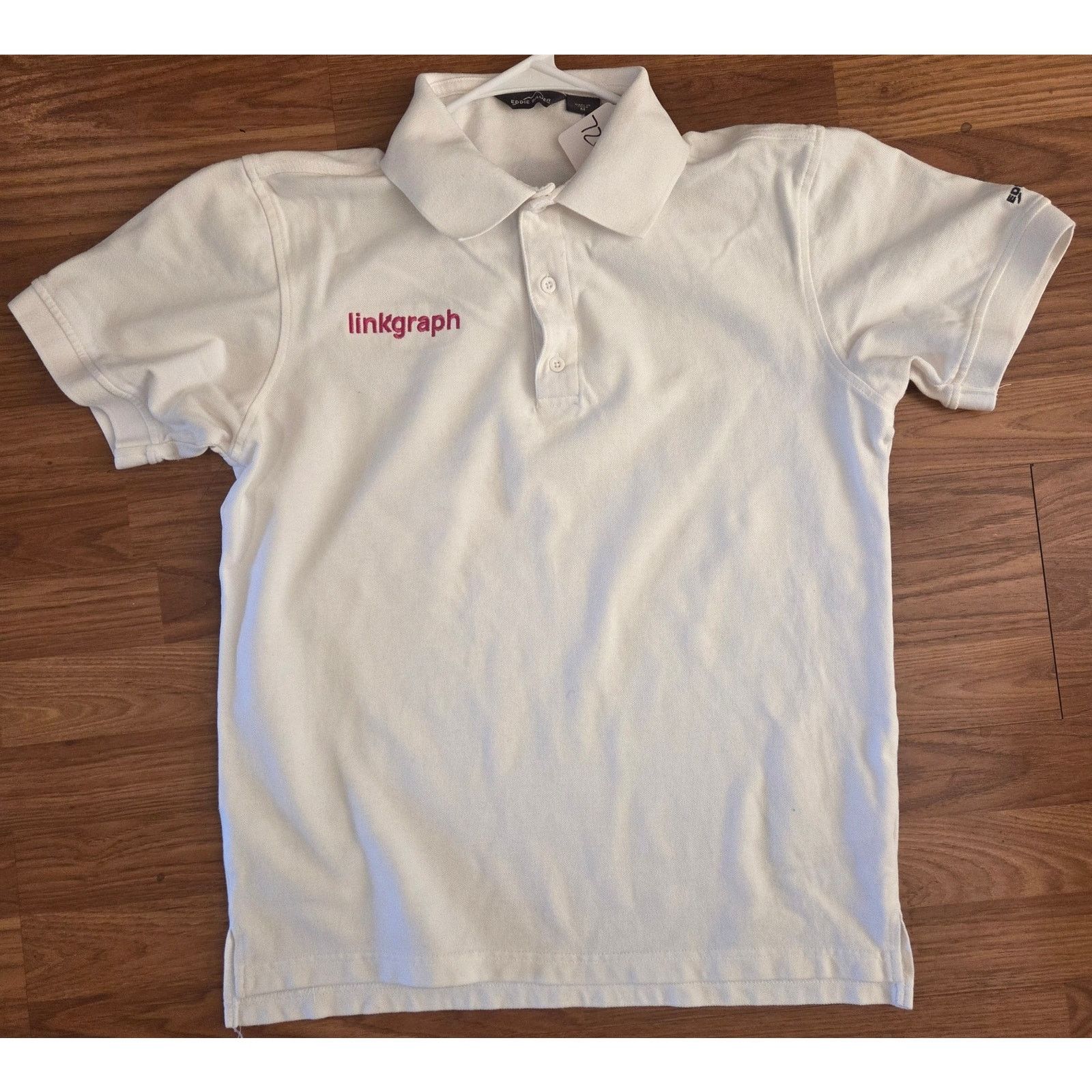 Eddie Bauer Eddie Bauer Men's White Polo Shirt - LINK GRAPH - M Size US M / EU 48-50 / 2 - 1 Thumbnail