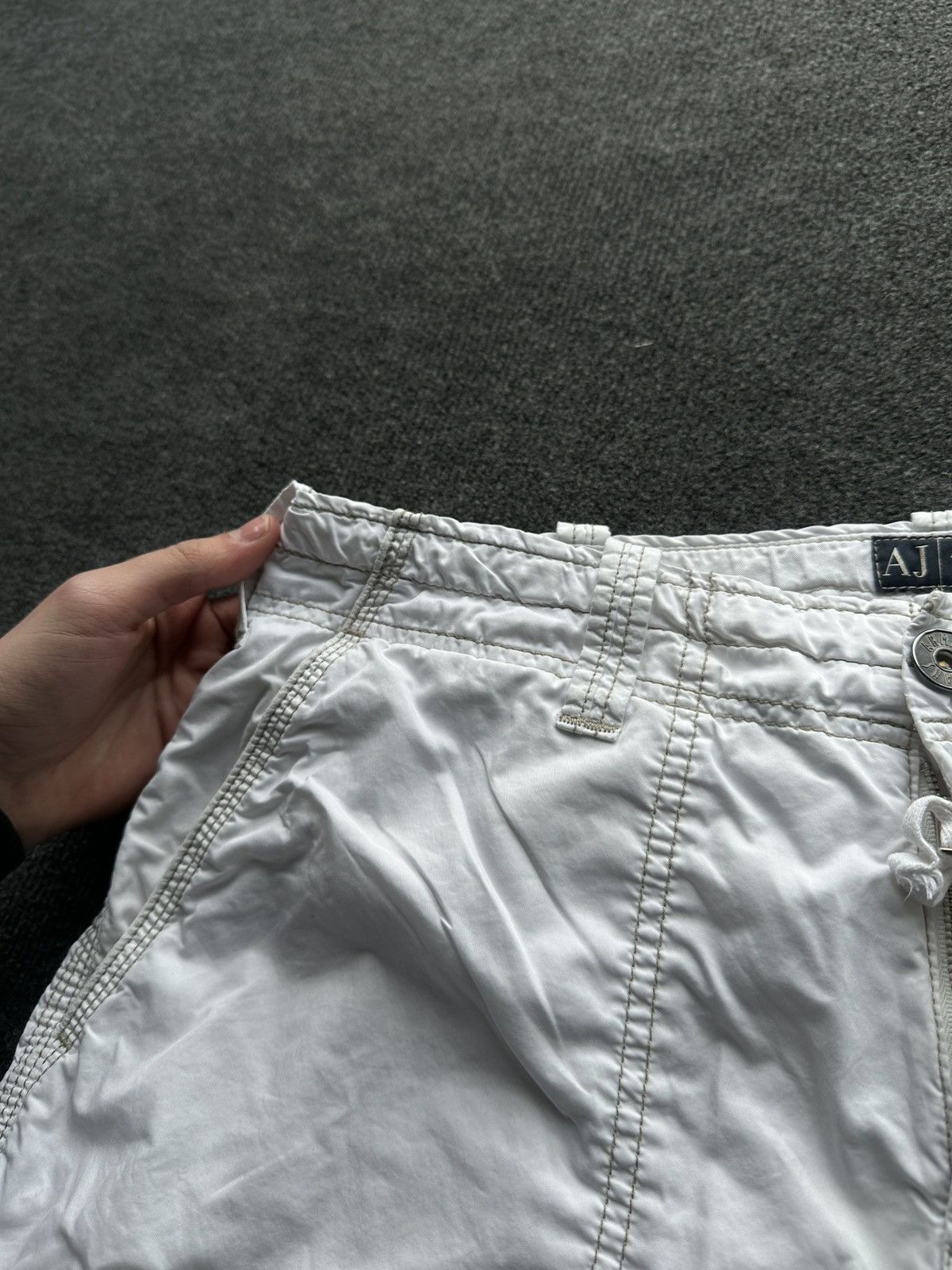 Armani ARMANI JEANS 🚨 CARGO WHITE PANTS LUXURY PANTS MULTIPOCKET Size US 32 / EU 48 - 11 Thumbnail