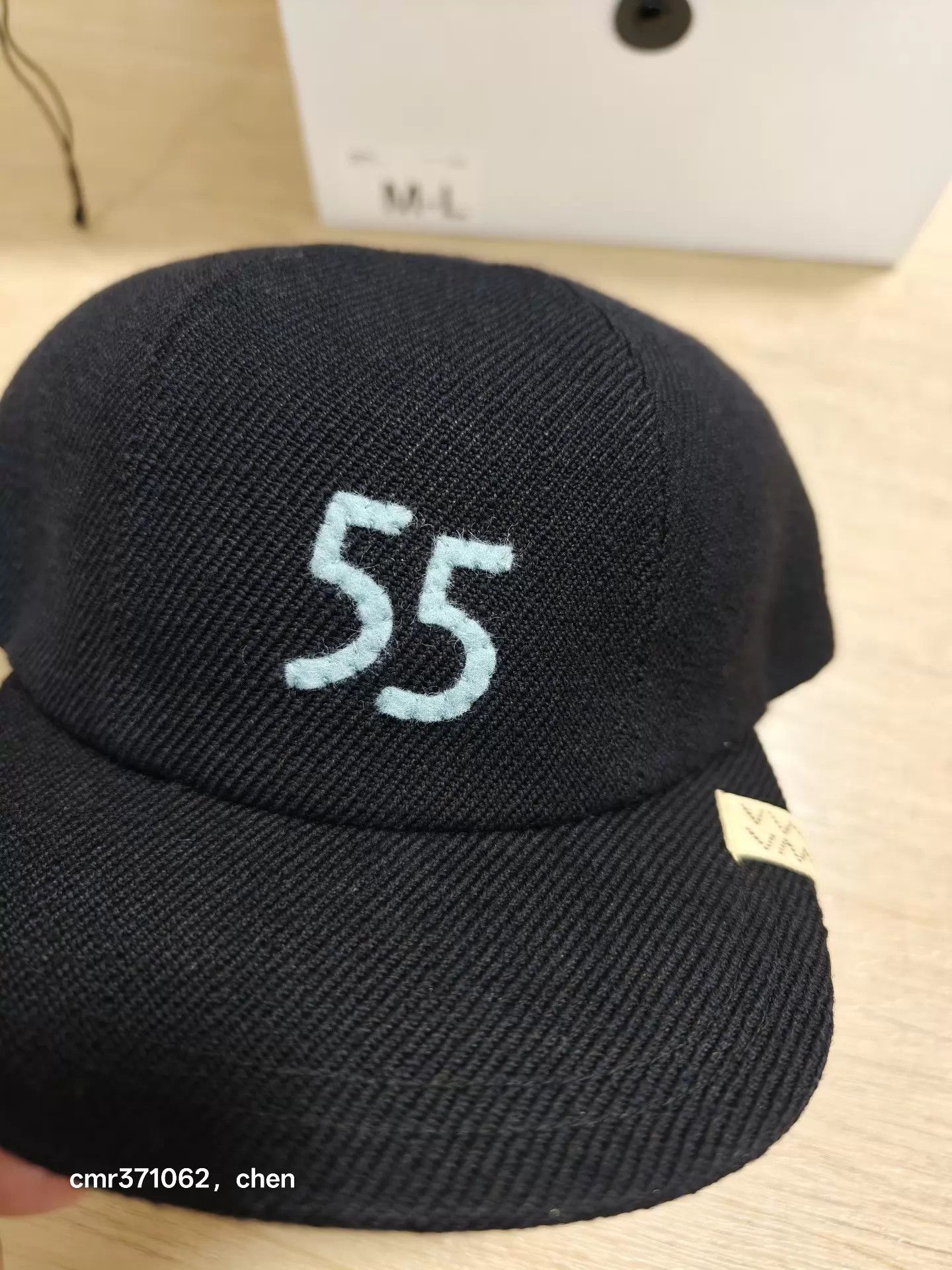Visvim VISVIM 25AW HONUS CAP Navy ML New 55 Blue Patch Size ONE SIZE - 2 Thumbnail
