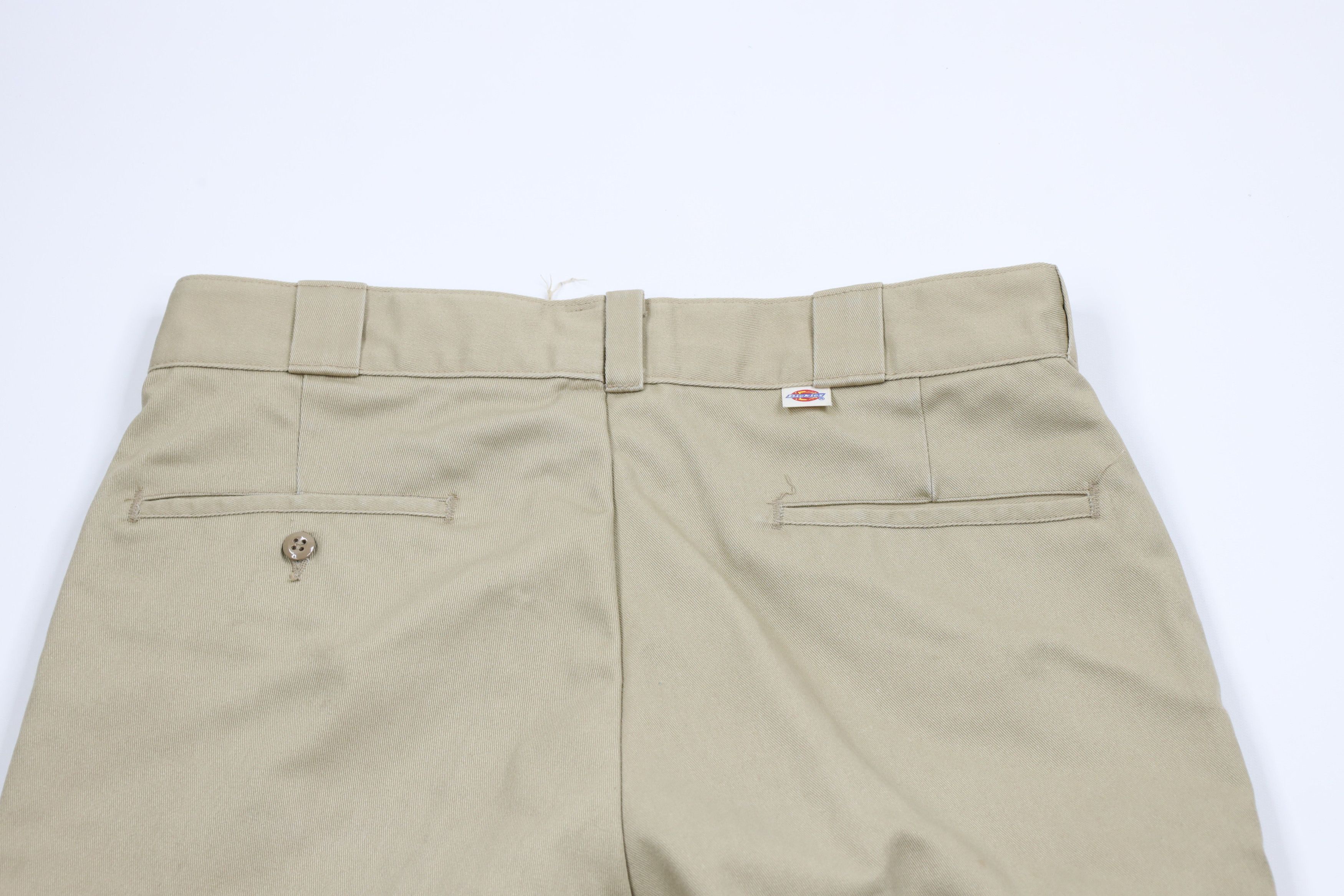 Dickies × Vintage Vintage 70s Dickies Lined Wide Leg Workwear Pants USA Beige Size US 32 / EU 48 - 12 Thumbnail