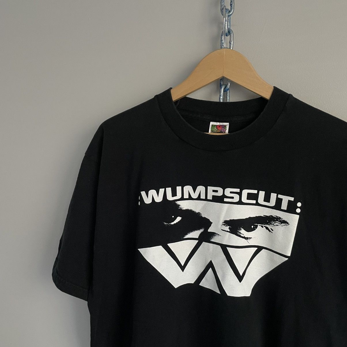 Fruit Of The Loom Vintage 90s Early 00s Wumpscut Rock Band Shirt Size US XL / EU 56 / 4 - 2 Thumbnail