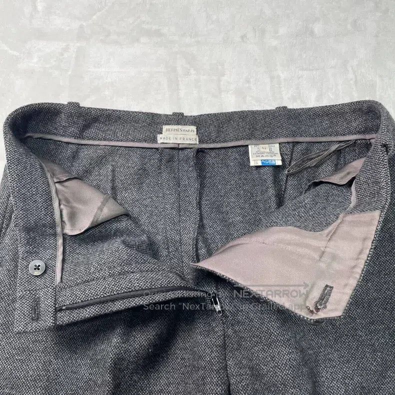 Hermes Hermes Margiela Period Tweed Wide Casual Pants Size 27" / US 4 / IT 40 - 6 Thumbnail