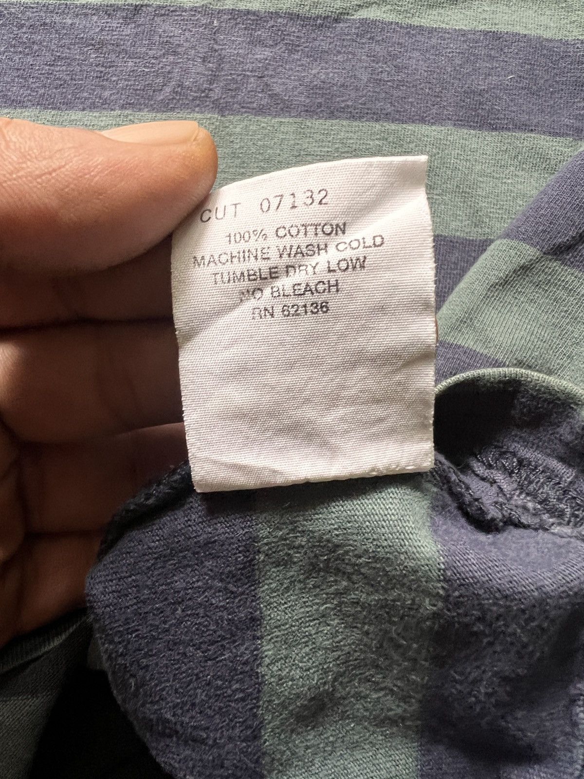 Grailed × Guess × Vintage 90s Guess Stripe Tshirt Size US M / EU 48-50 / 2 - 9 Thumbnail