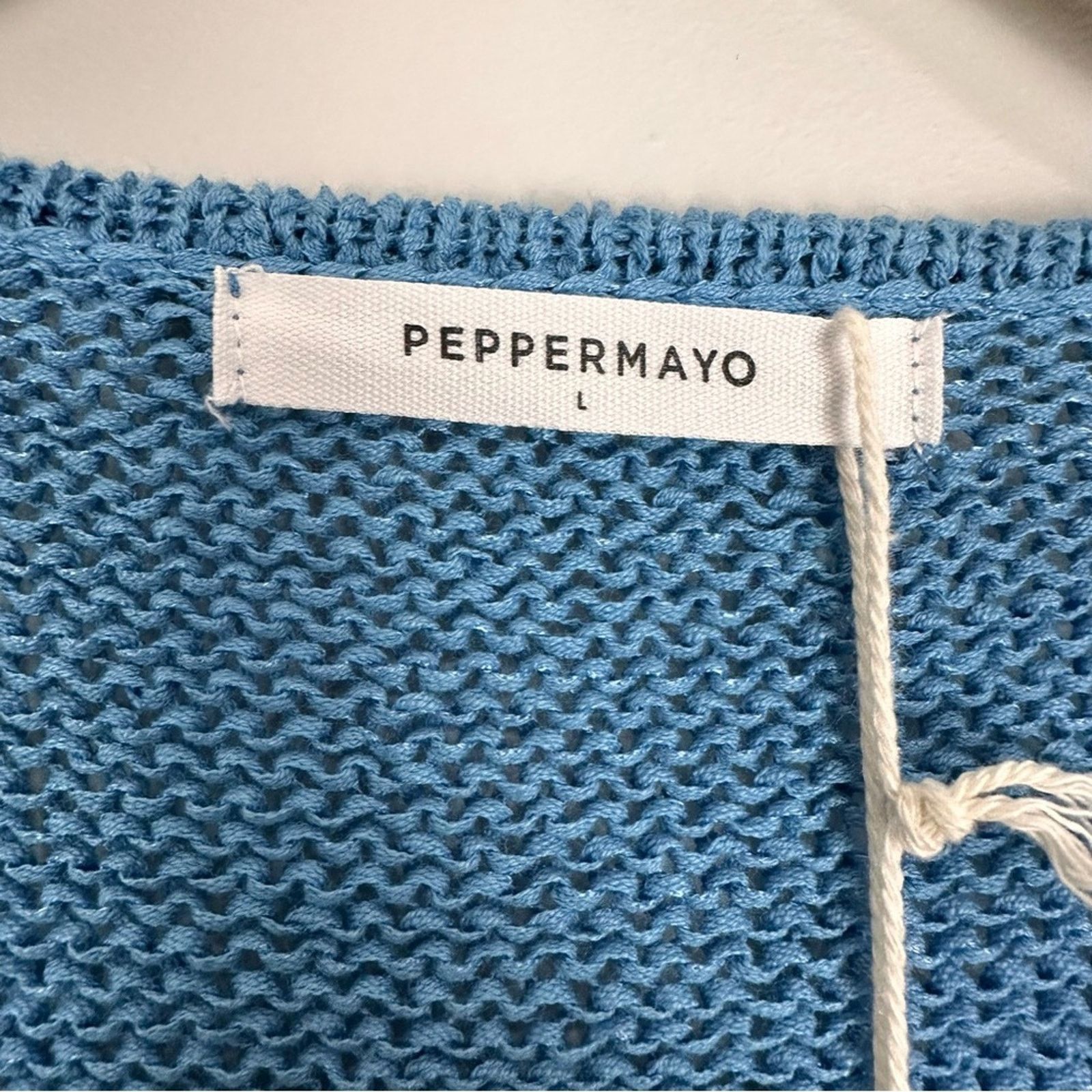Other Peppermayo Capri Glow Knit Longline Vest Azure Blue 8 NWT Size M / US 6-8 / IT 42-44 - 11 Thumbnail