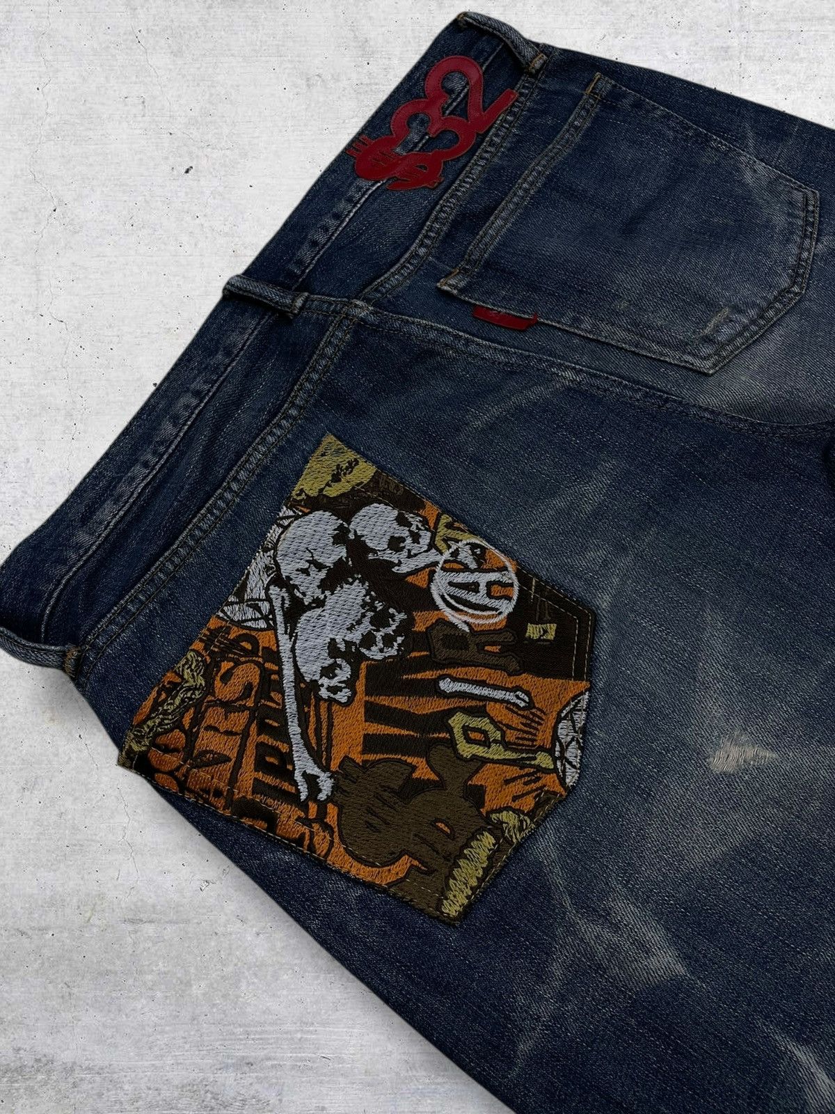 Swagger VINTAGE SWAGGER RARE 90S JAPAN DESIGNER ANARCHY RIPPED DENIM Size US 35 - 16 Thumbnail