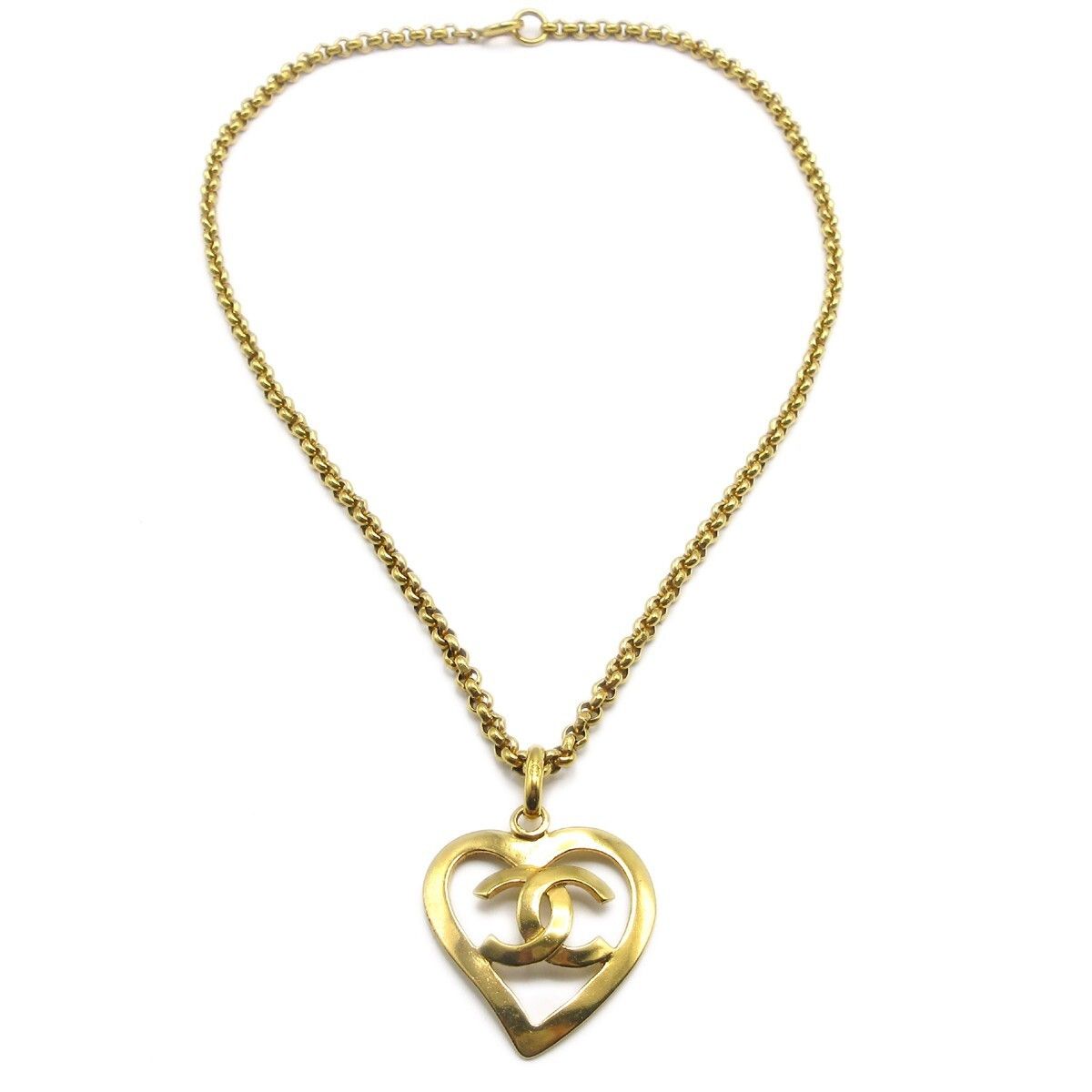 Chanel Chanel CC Heart Pendant Metal Size ONE SIZE - 1 Thumbnail