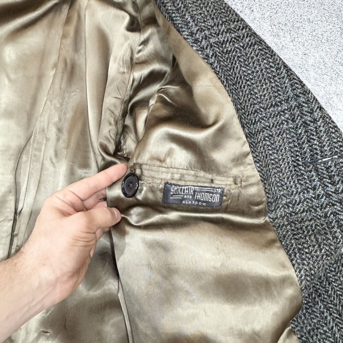 Handmade × Vintage Vintage Tailored Pure New Wool Coat Size M-L (50) Size US M / EU 48-50 / 2 - 15 Thumbnail