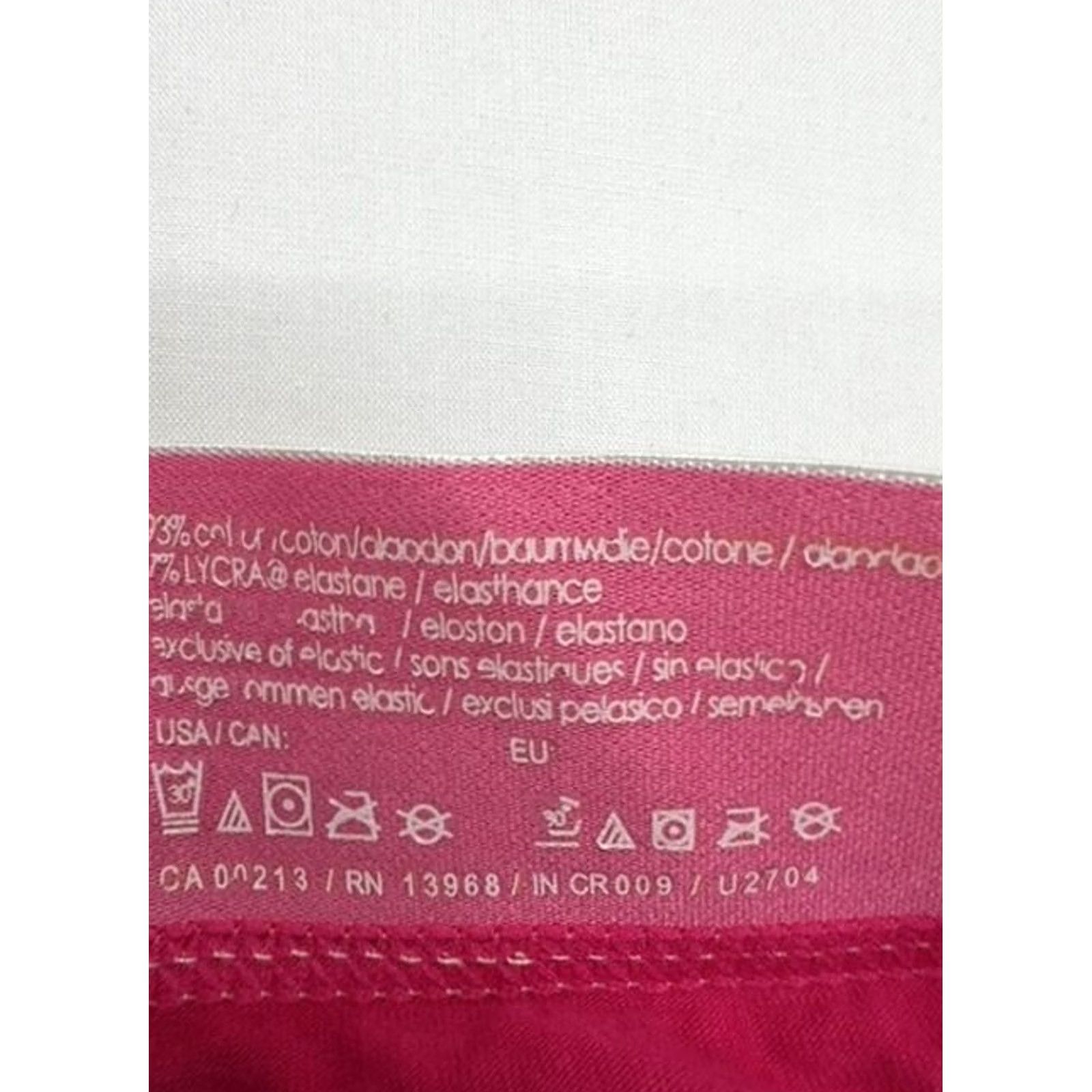 Calvin Klein Calvin Klein Unisex Pink Thong Swim Bottom XL Logo Waistband Used Size 40" / US 18 - 7 Thumbnail